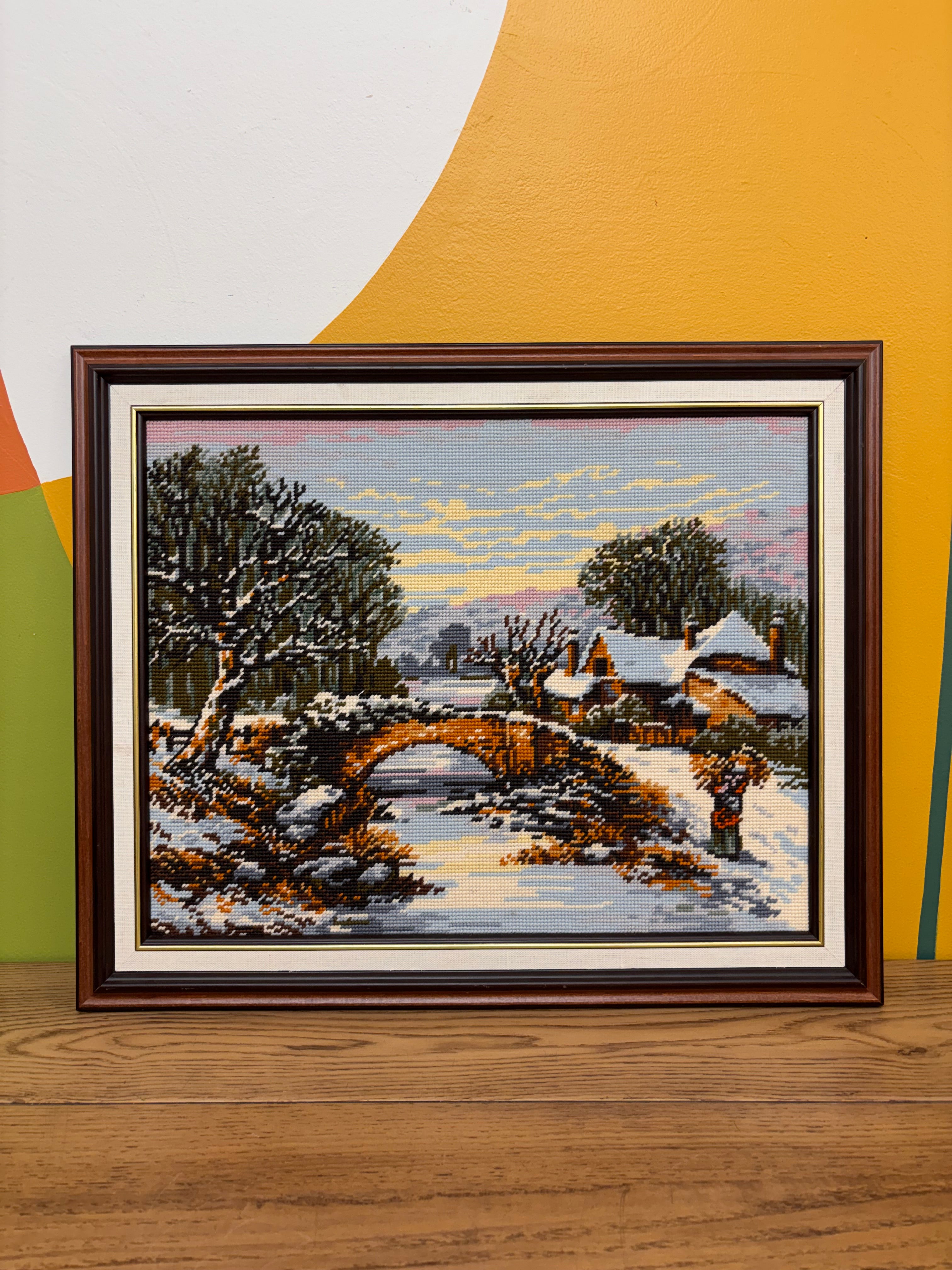 Framed Needlepoint Artwork