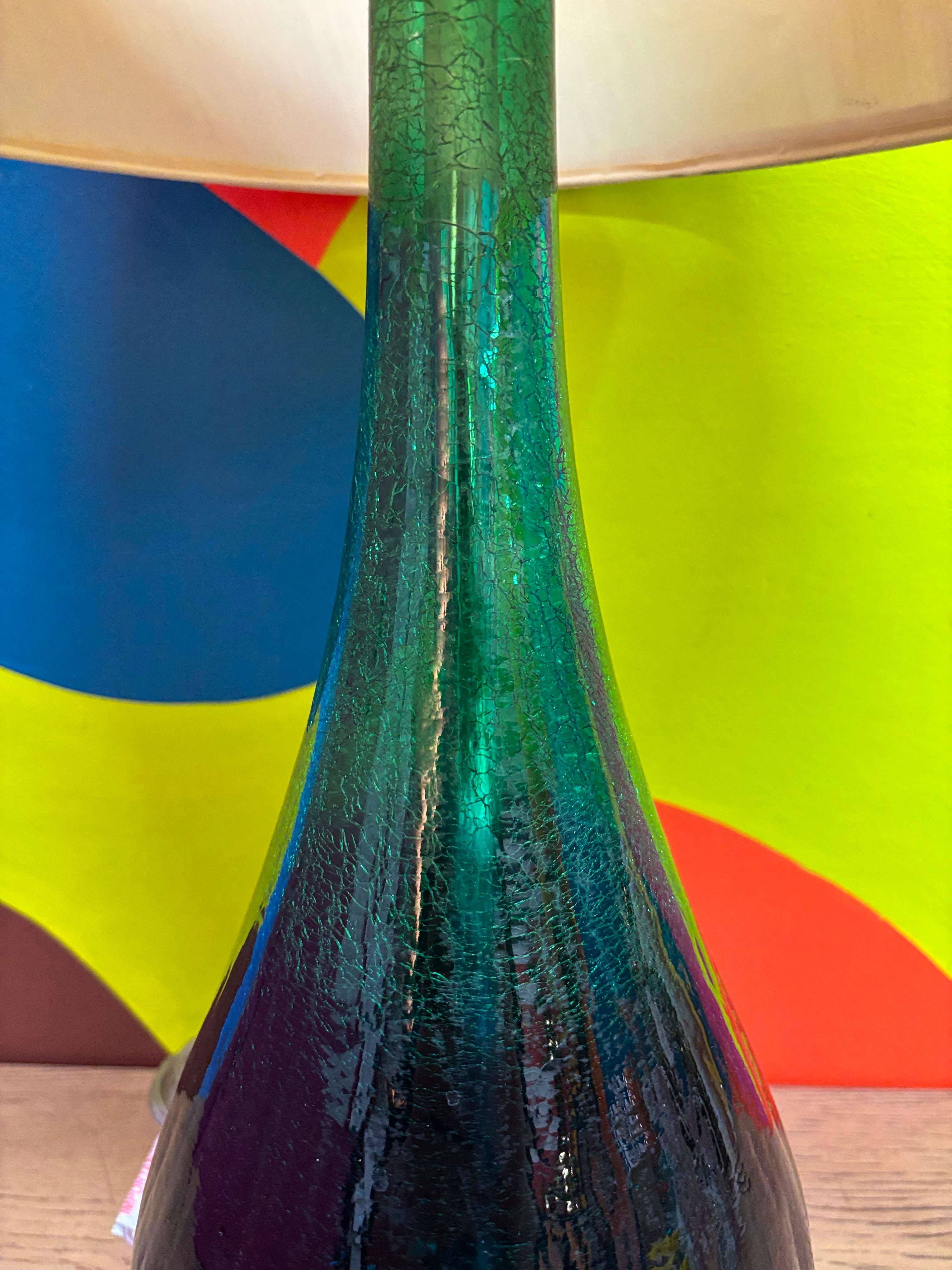 Green Ombre Lamp