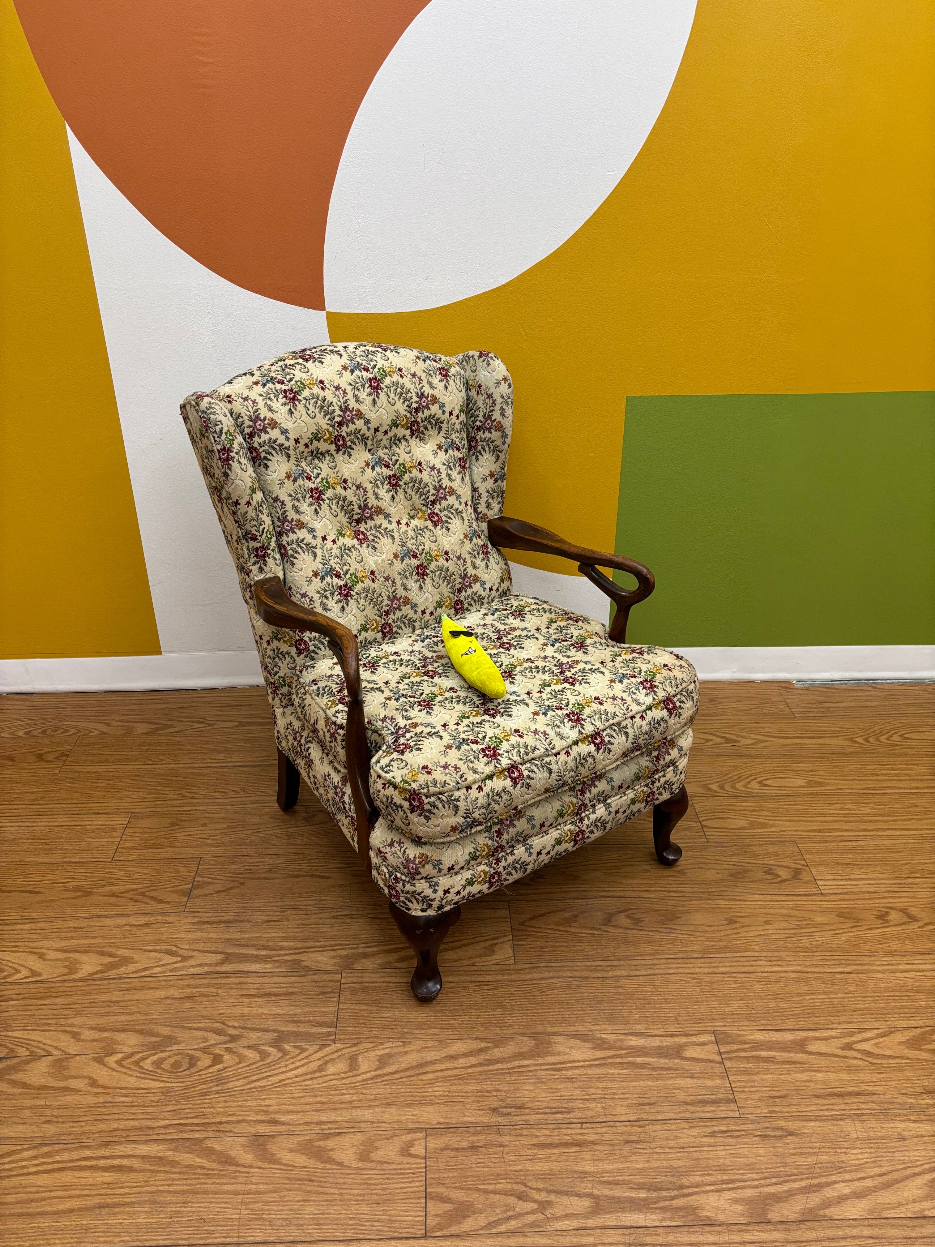 Floral Armchair