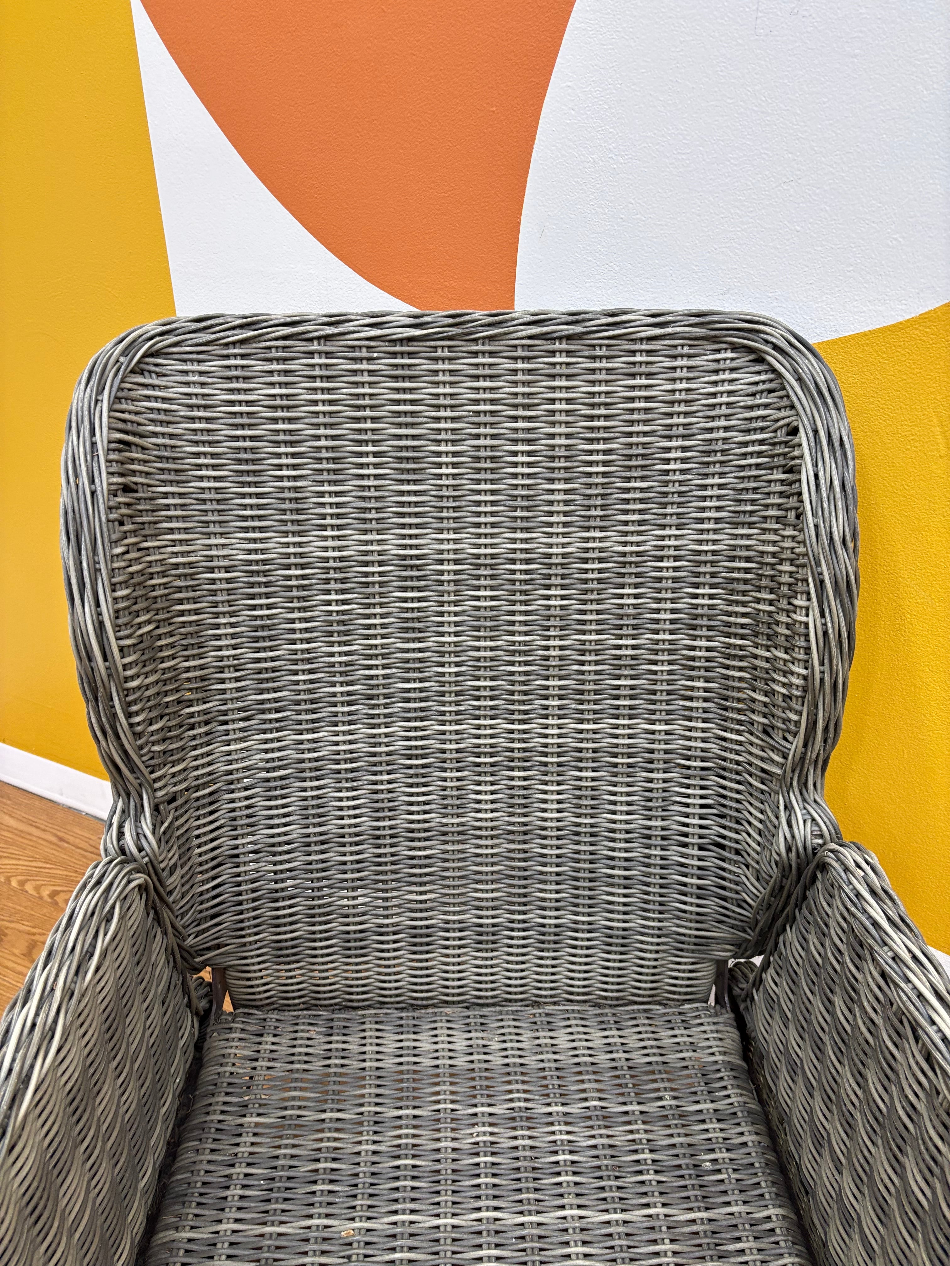 Hampton Bay All-Weather Wicker Reclining Lounge Chair (2 available)
