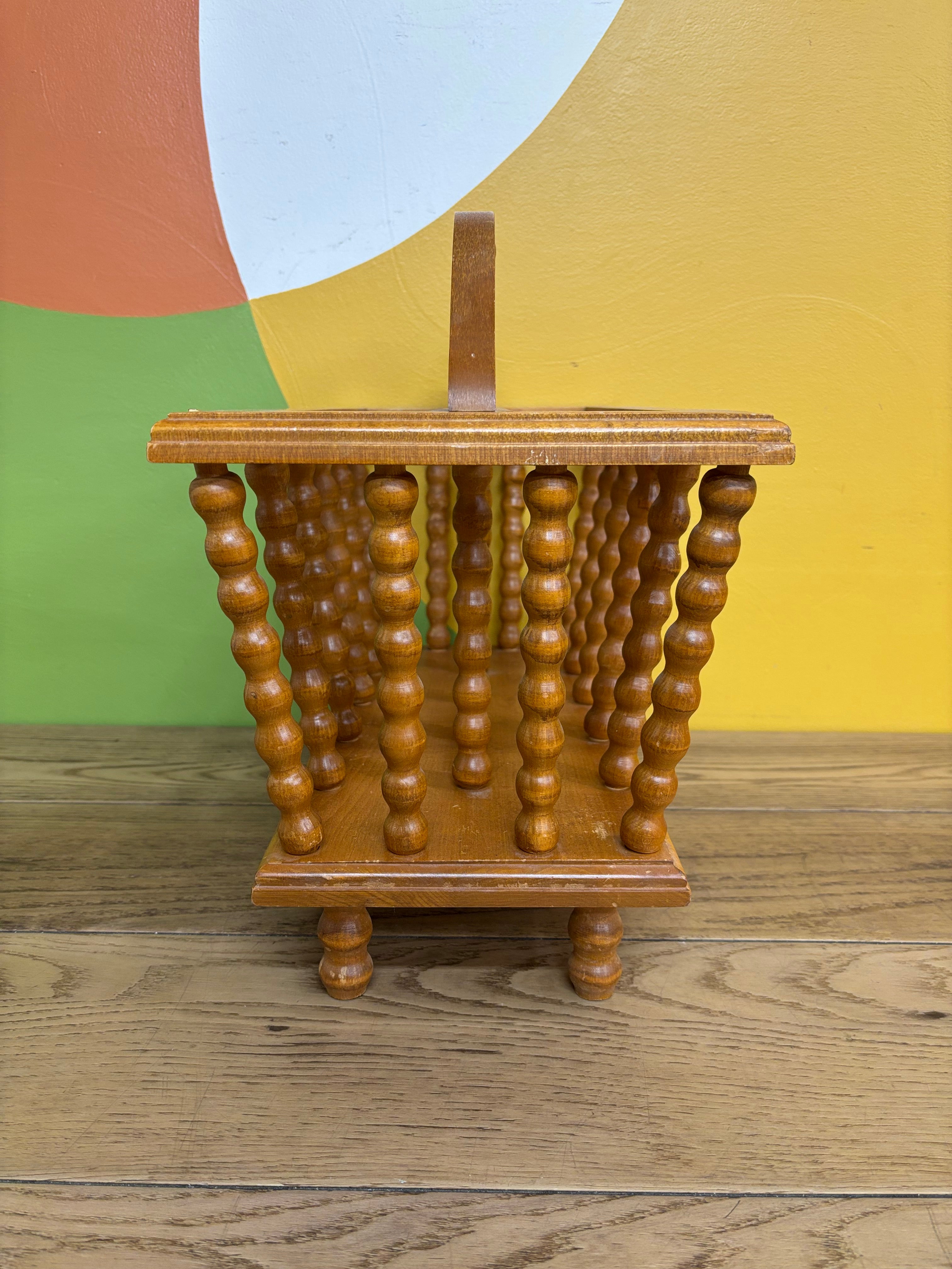 Wood Magazine Rack
