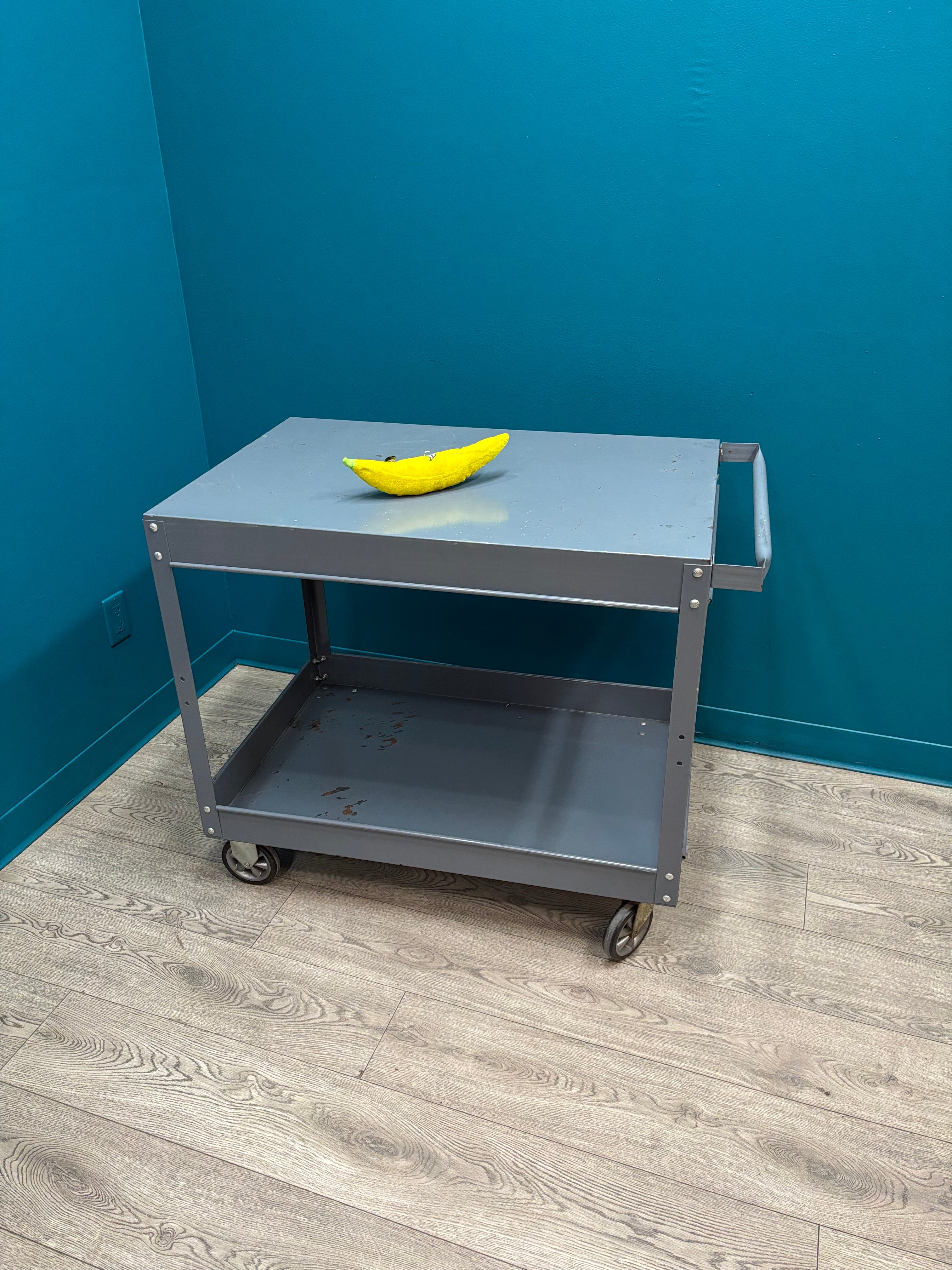 Large Metal Rolling Cart