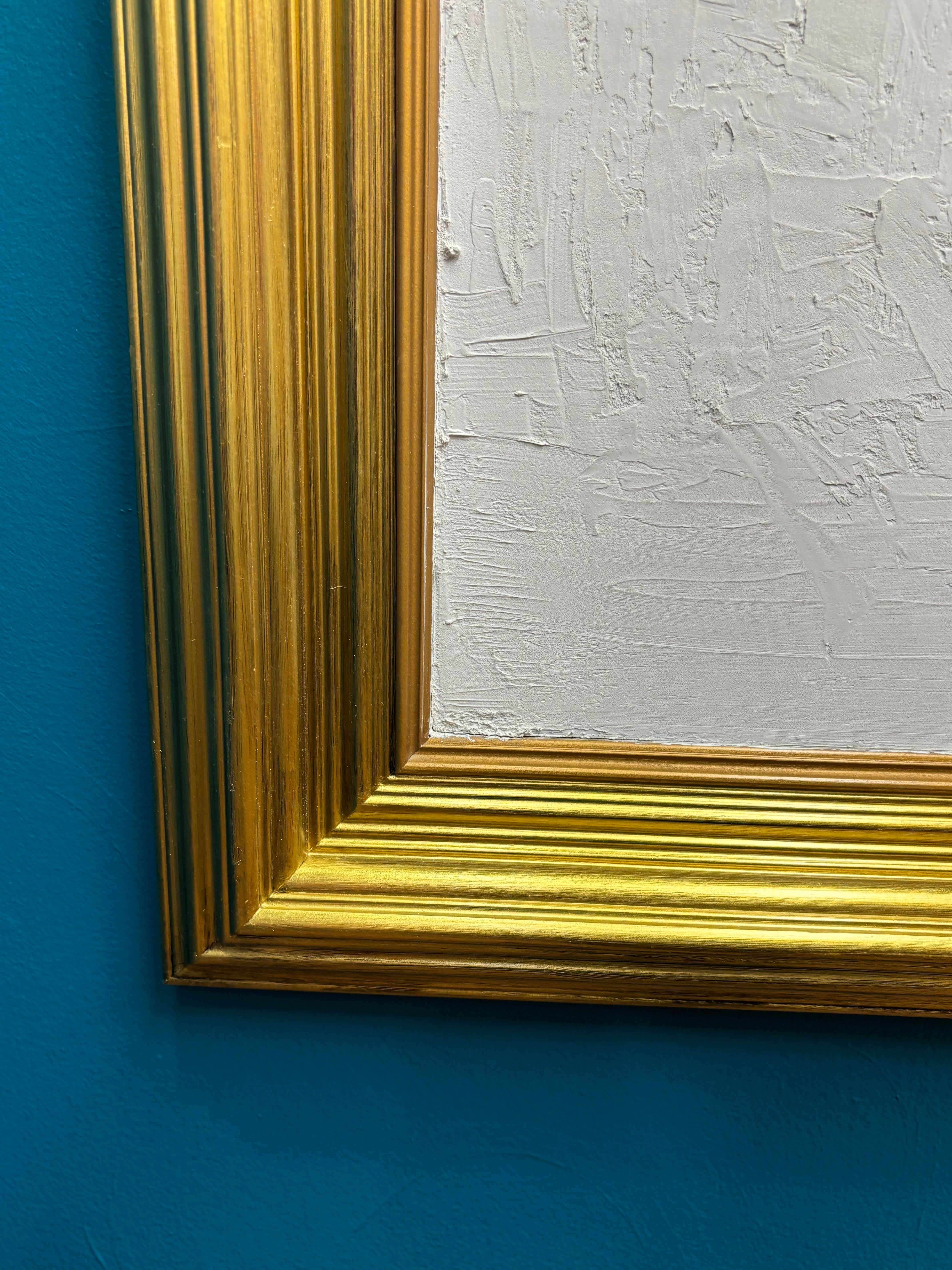 Gold Framed Textured Art
