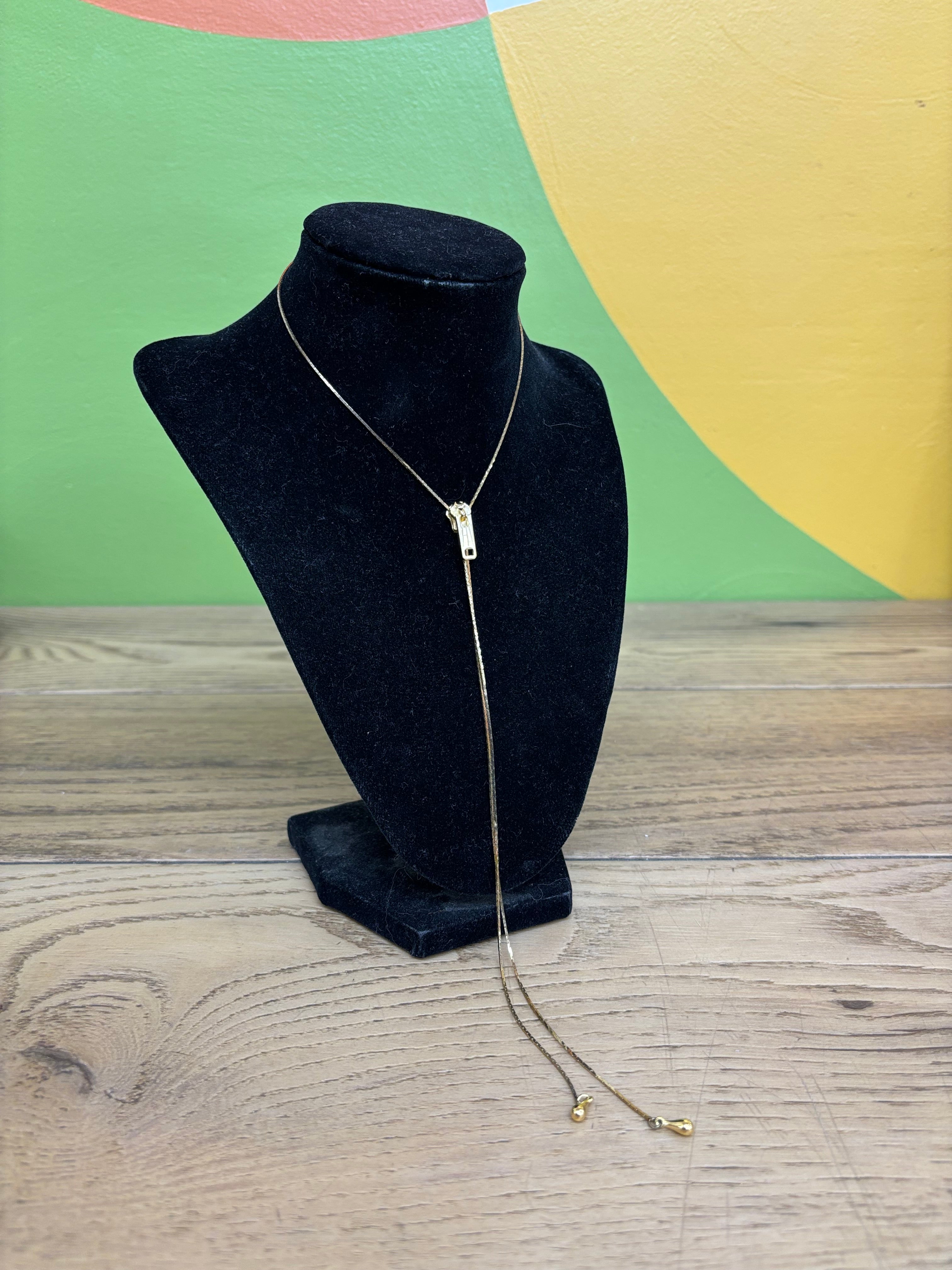 Zipper Bolo Tie