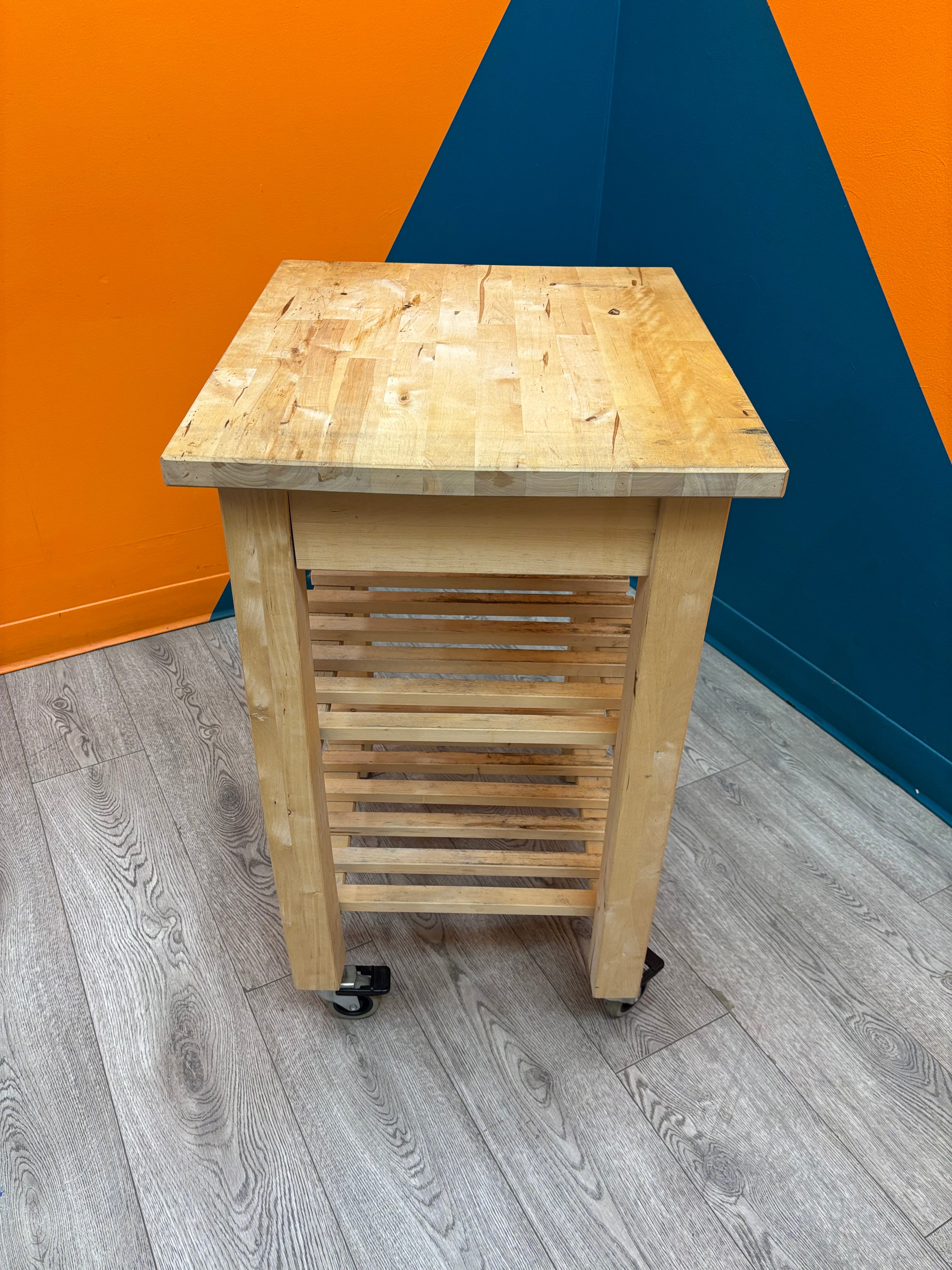 Wood Kitchen Cart