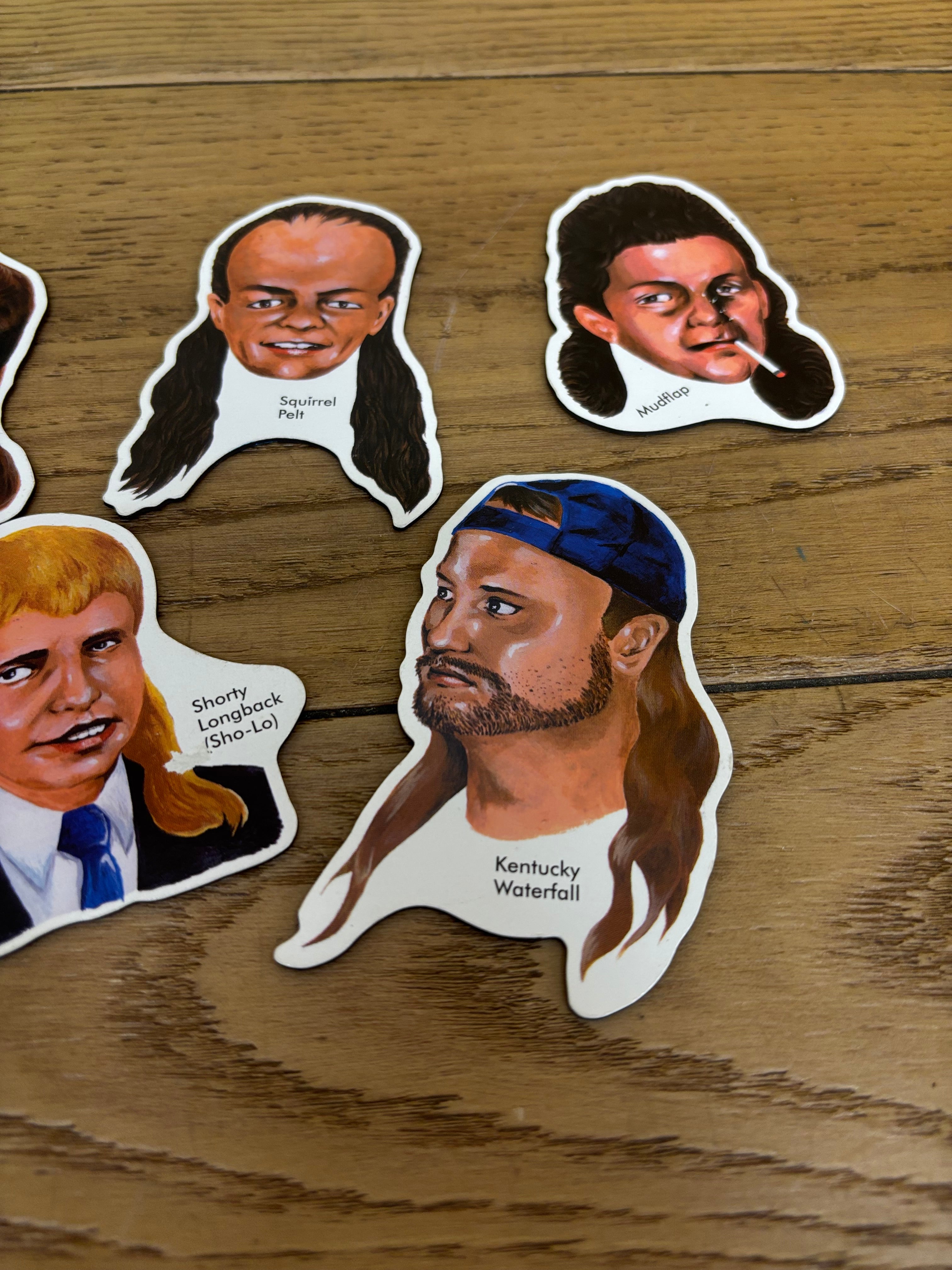 (5) Mega Mullet Magnets