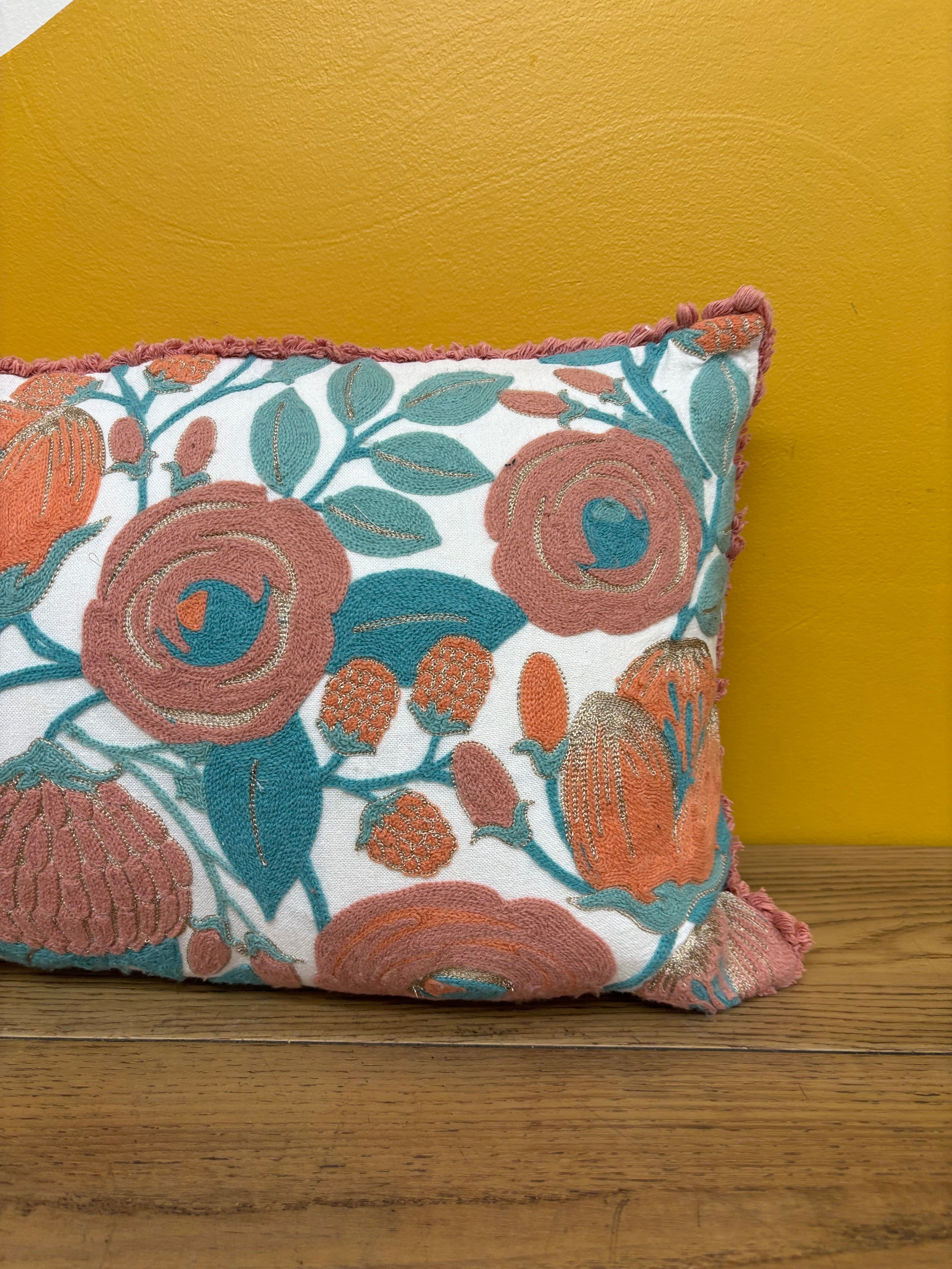 Floral Throw Pillow (2 available)