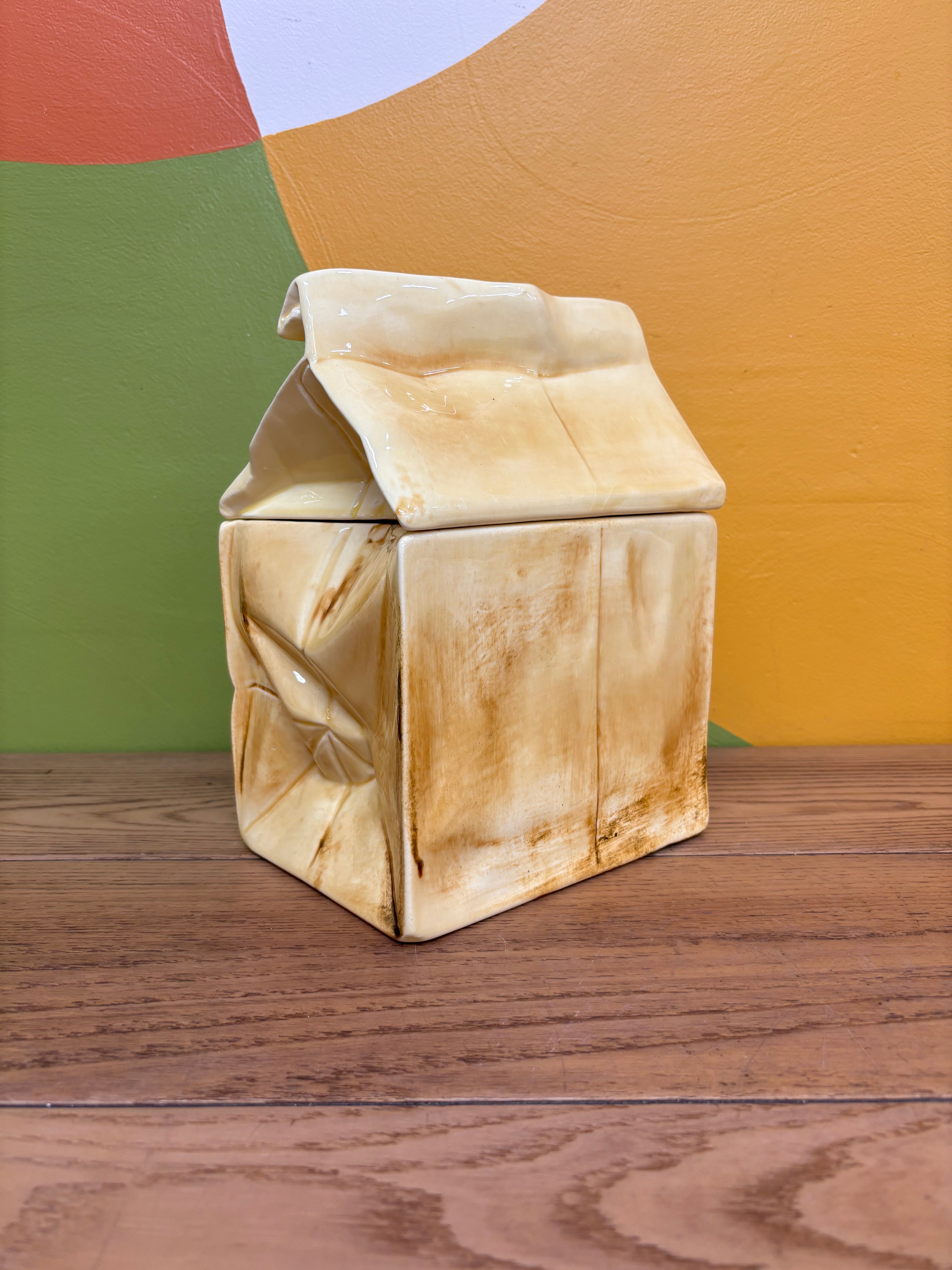 Brown Bagger Ceramic Cookie Jar