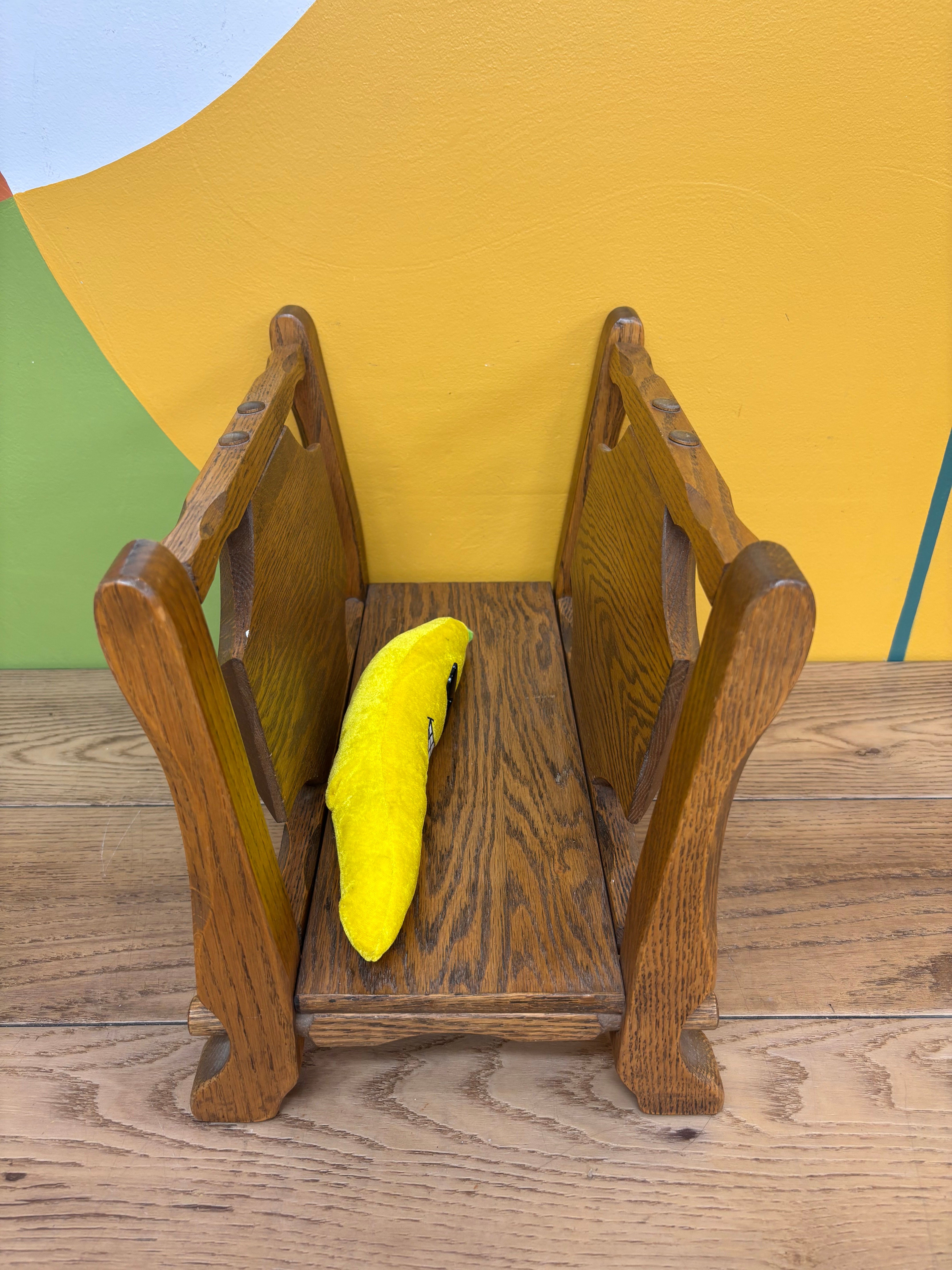 Wood Magazine Rack