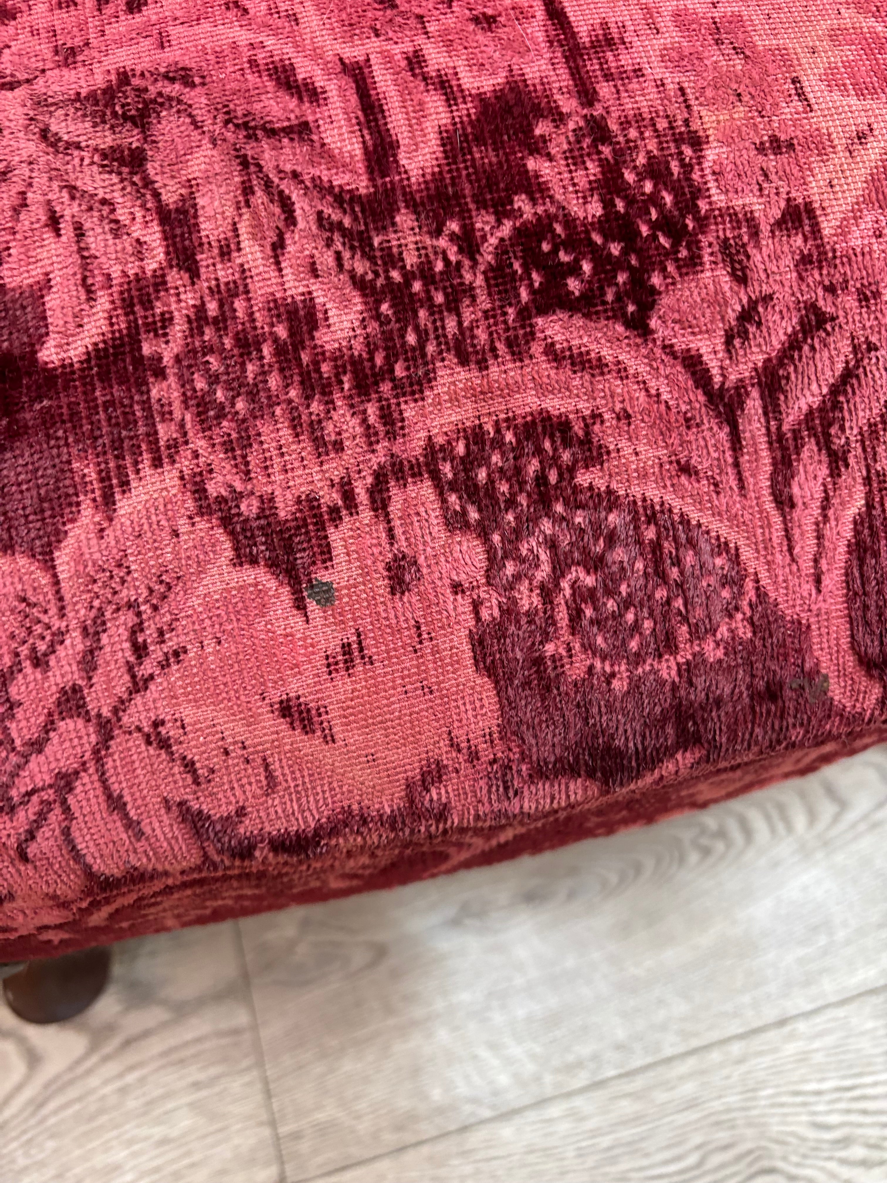 Cranberry Red Armchair