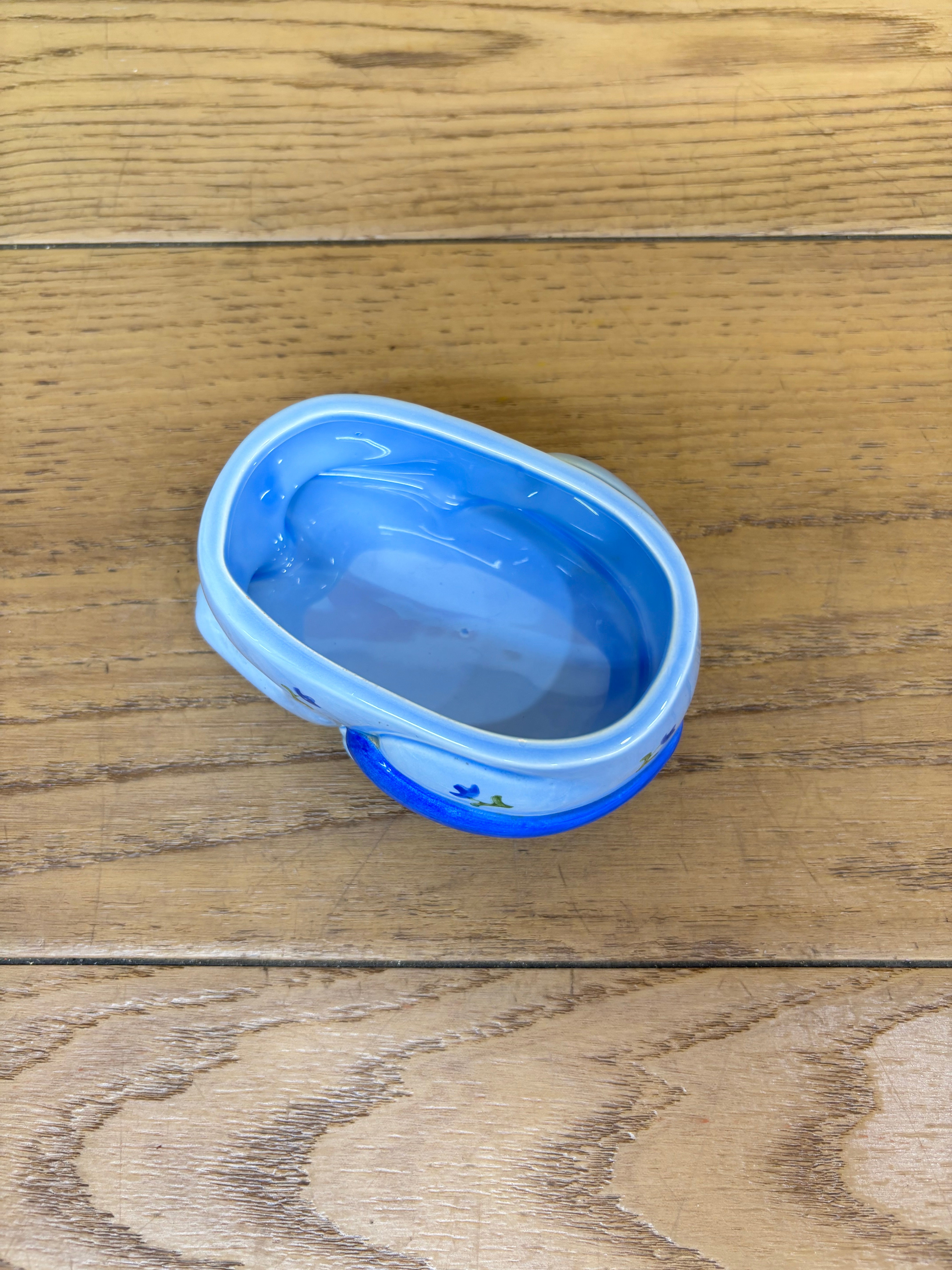 Otagiri Blue Cat Trinket Box