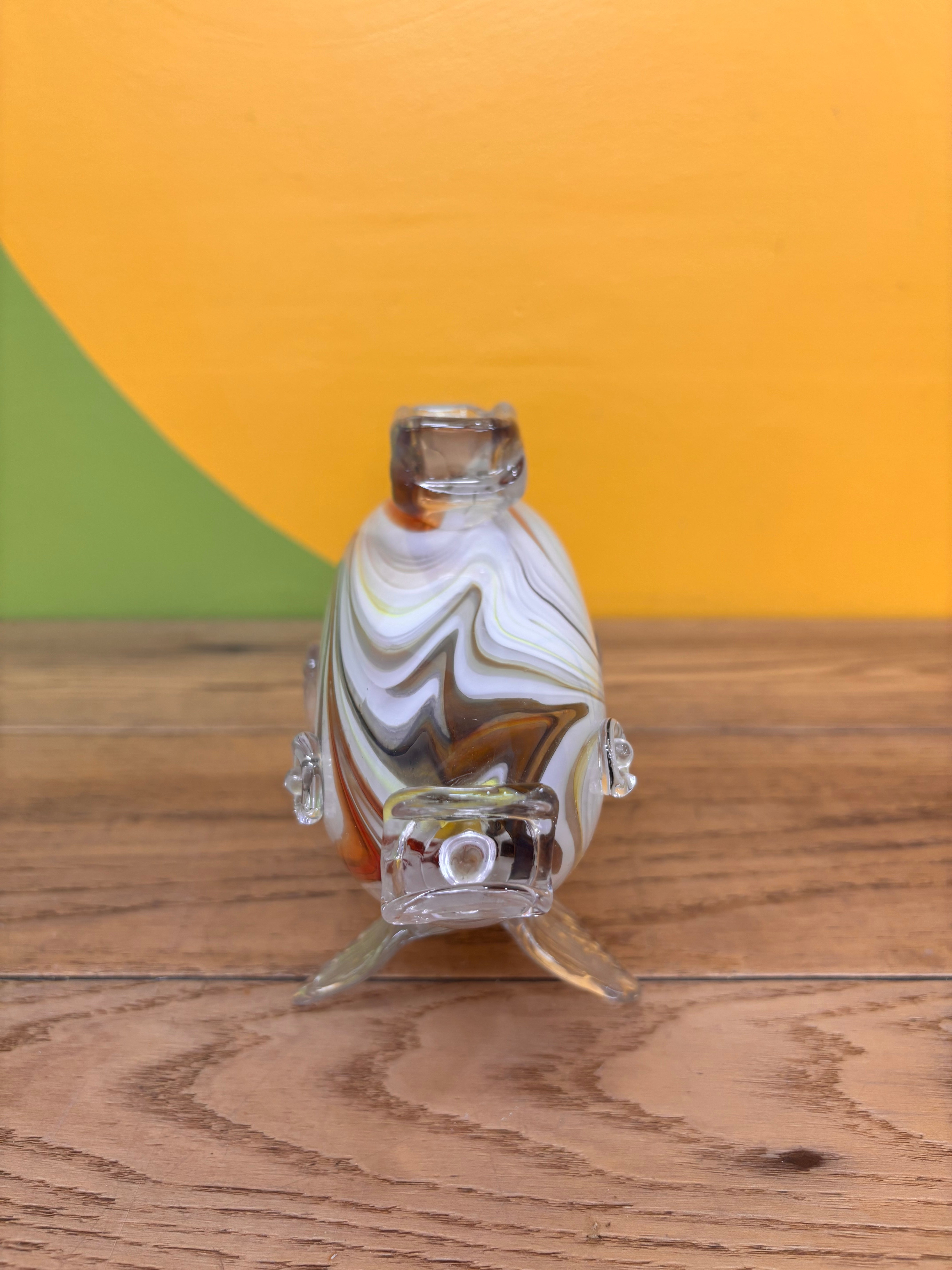 Glass Fish Vase