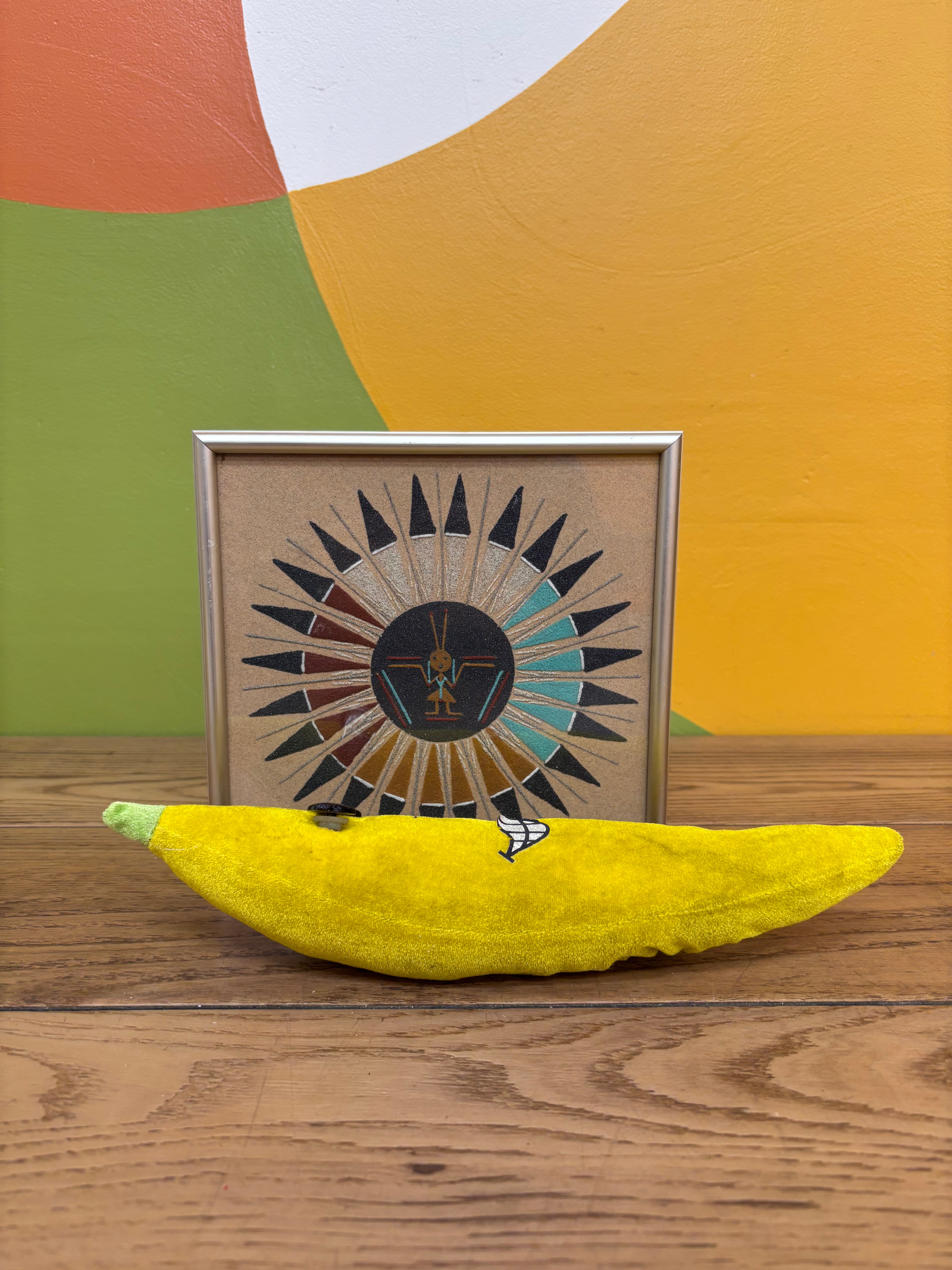 Framed Navajo Sand Painting