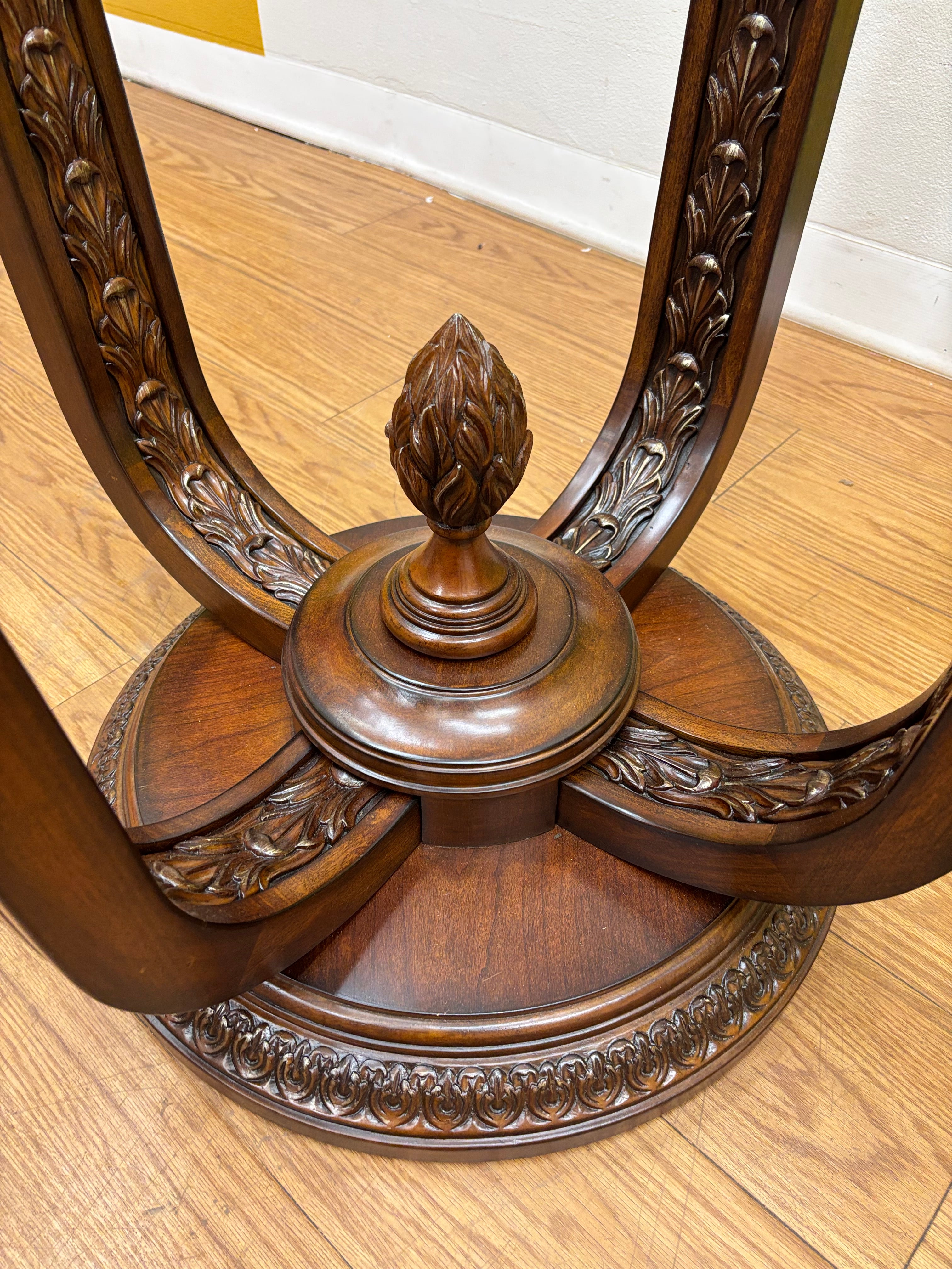 Wood & Glass Side Table