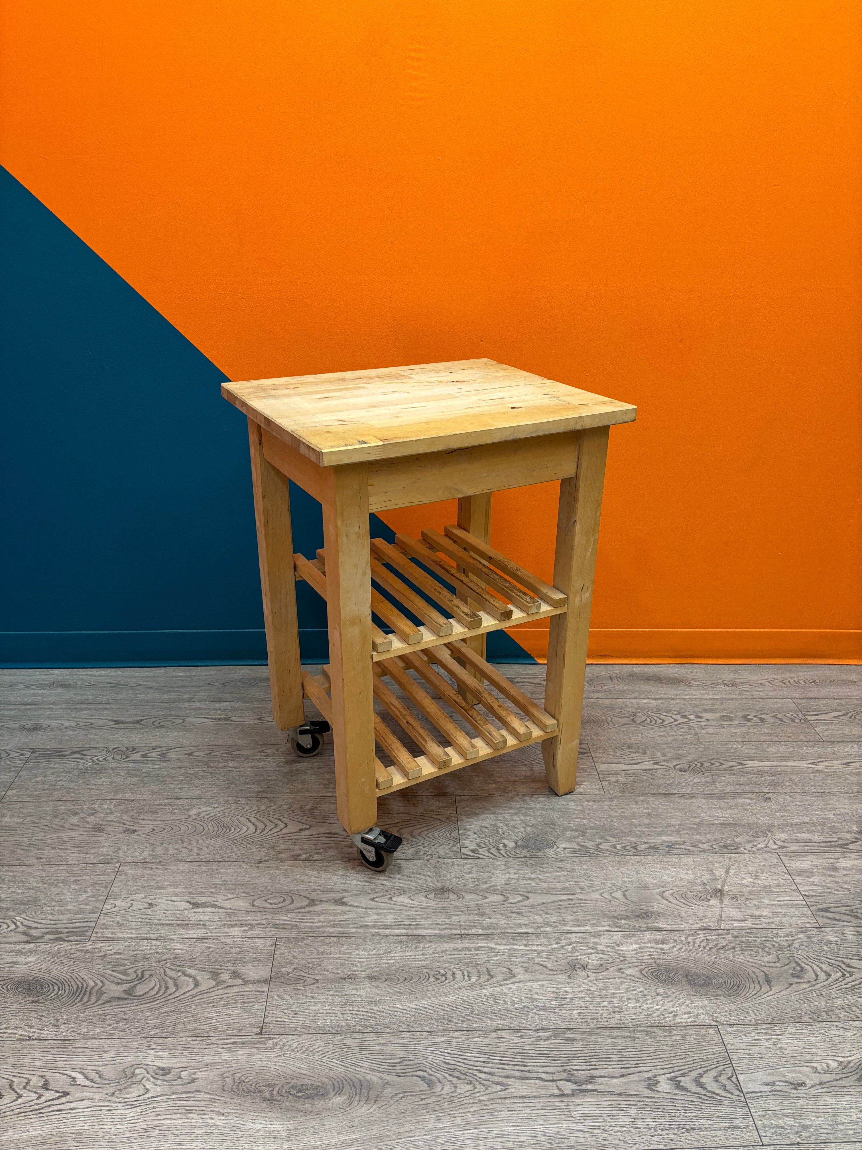 Wood Kitchen Cart