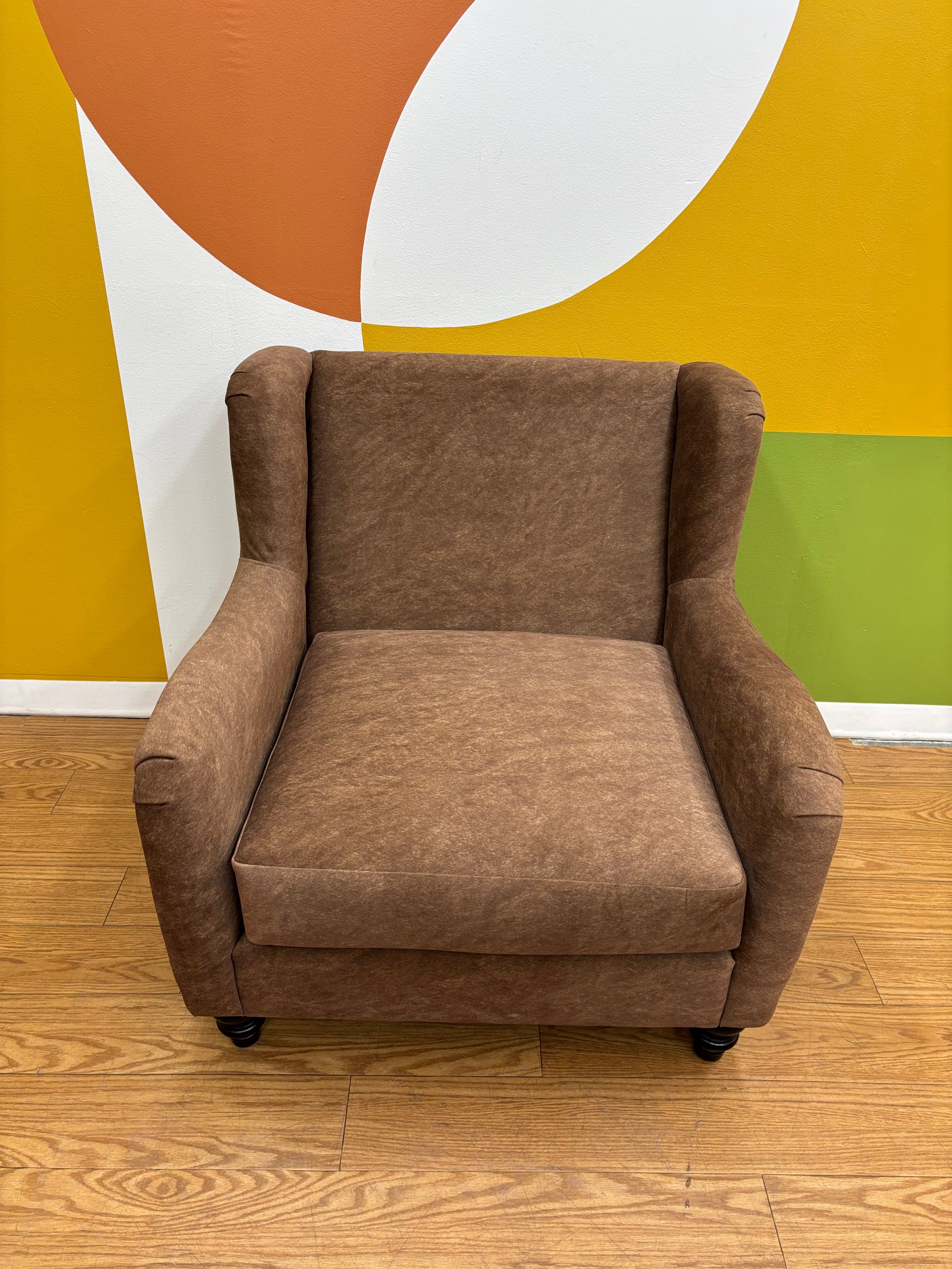 Brown Oversized Armchair