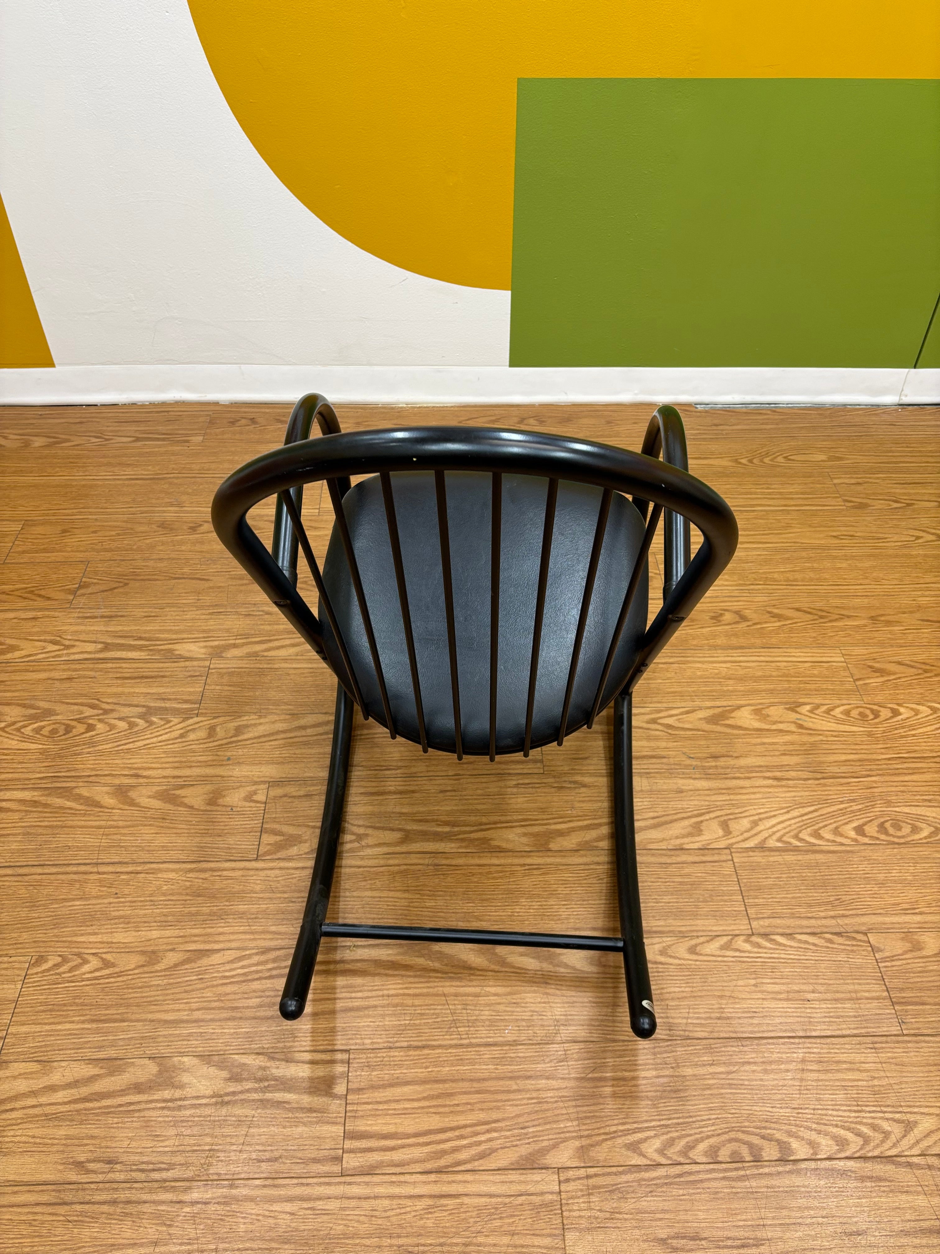 Black Amisco Rocking Chair
