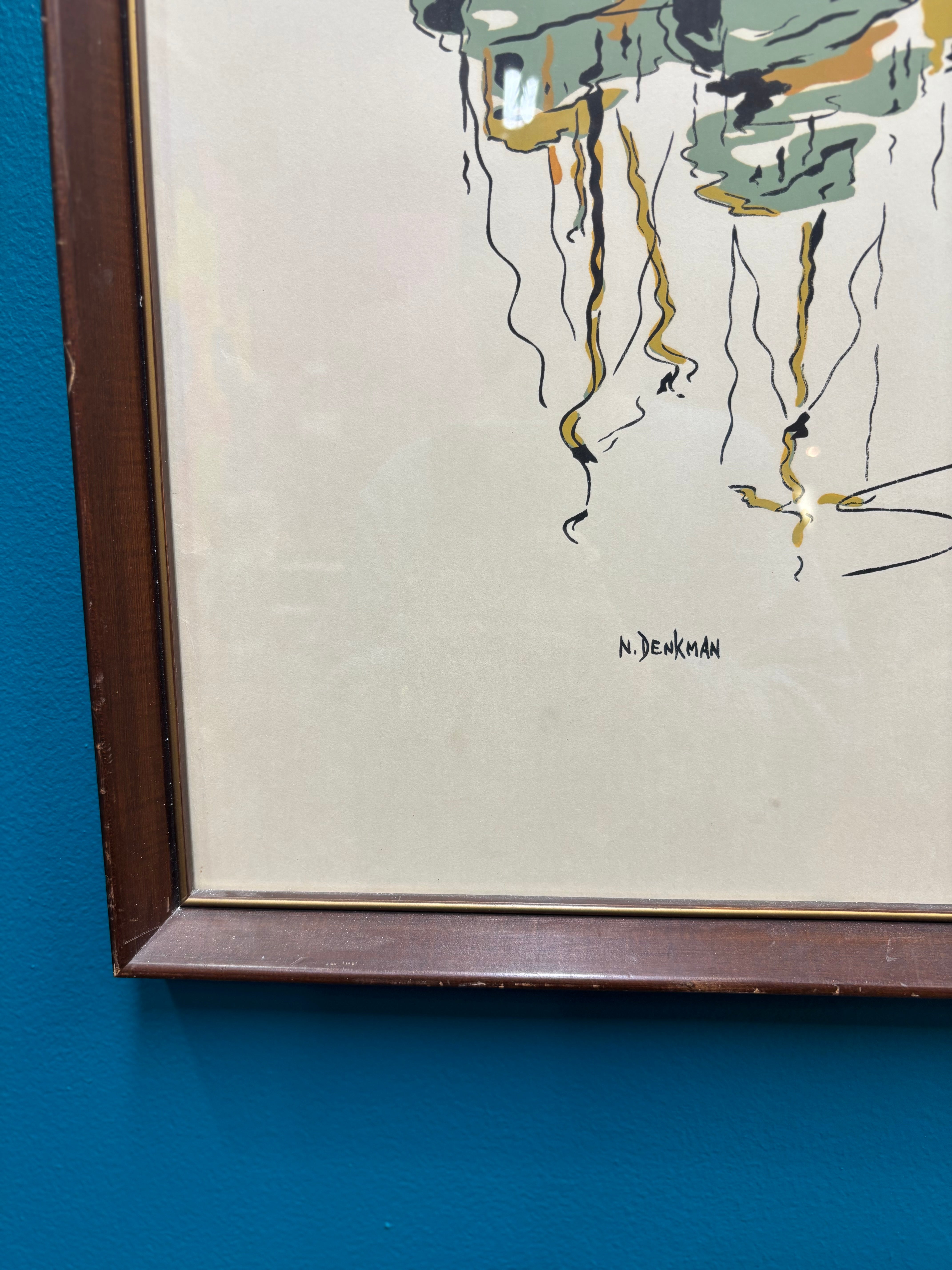 "Drydock Harbour" Framed Painting