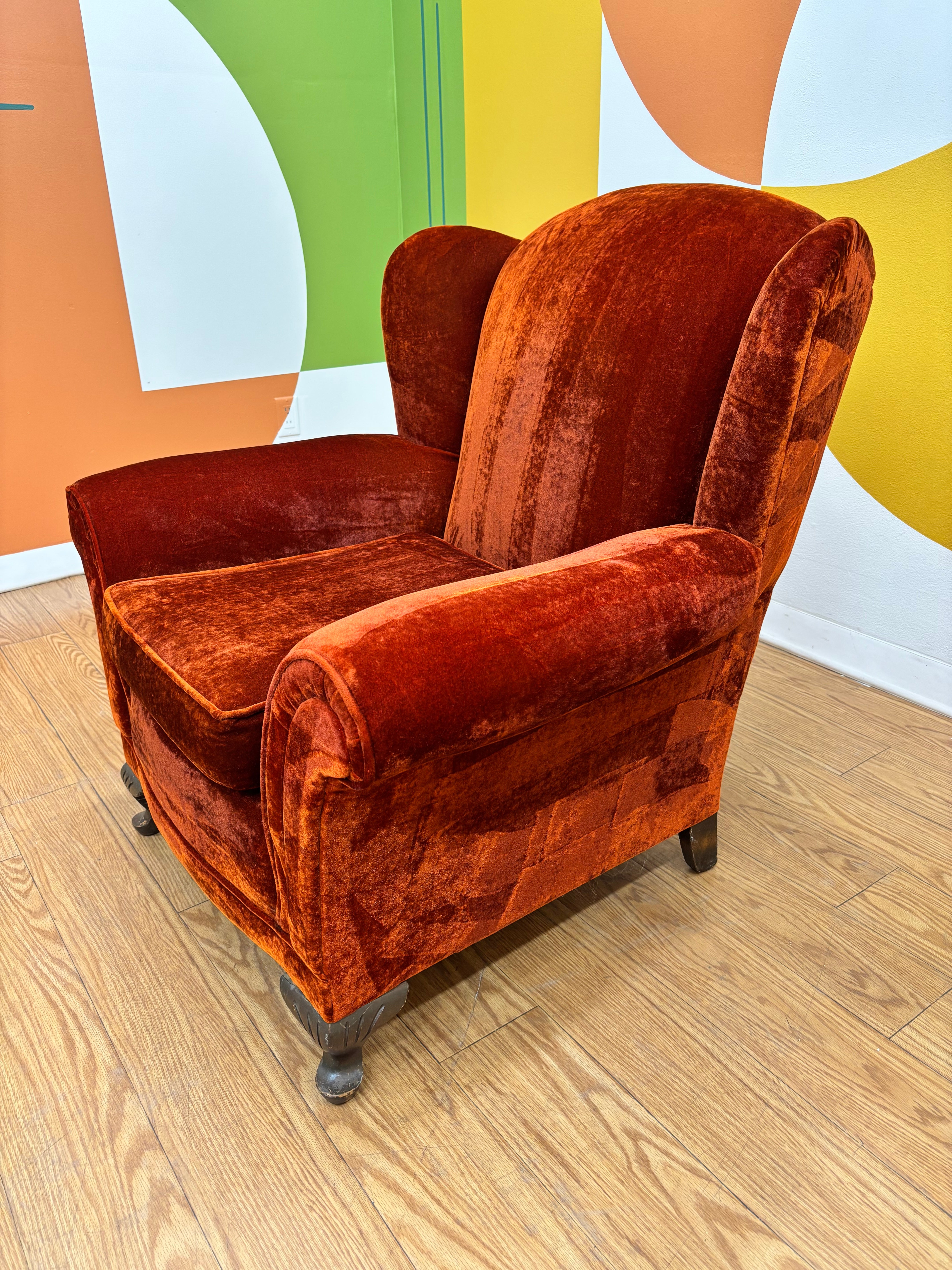 Orange Armchair