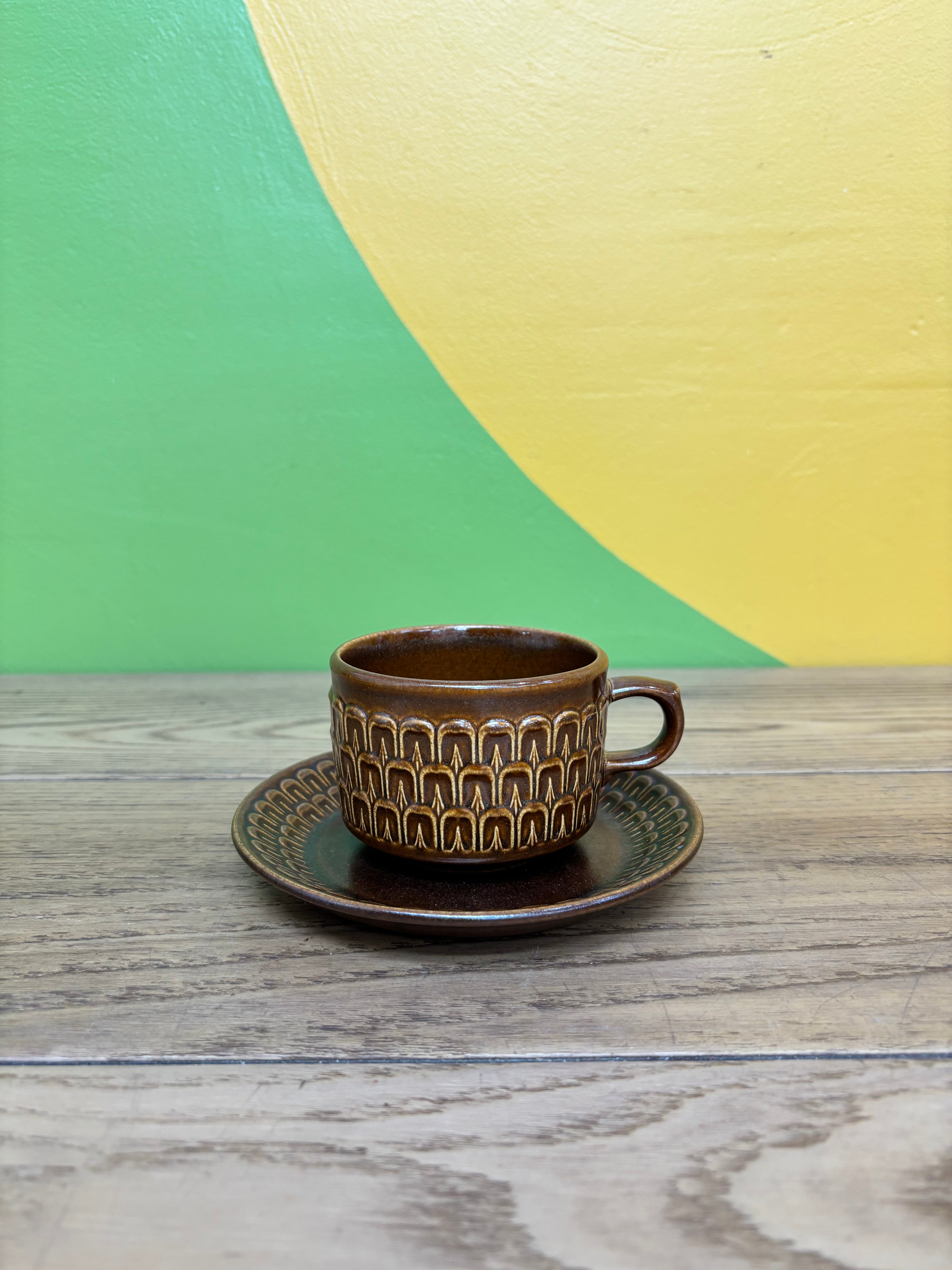 Wedgwood Pennine Stoneware Cup and Saucer (11)