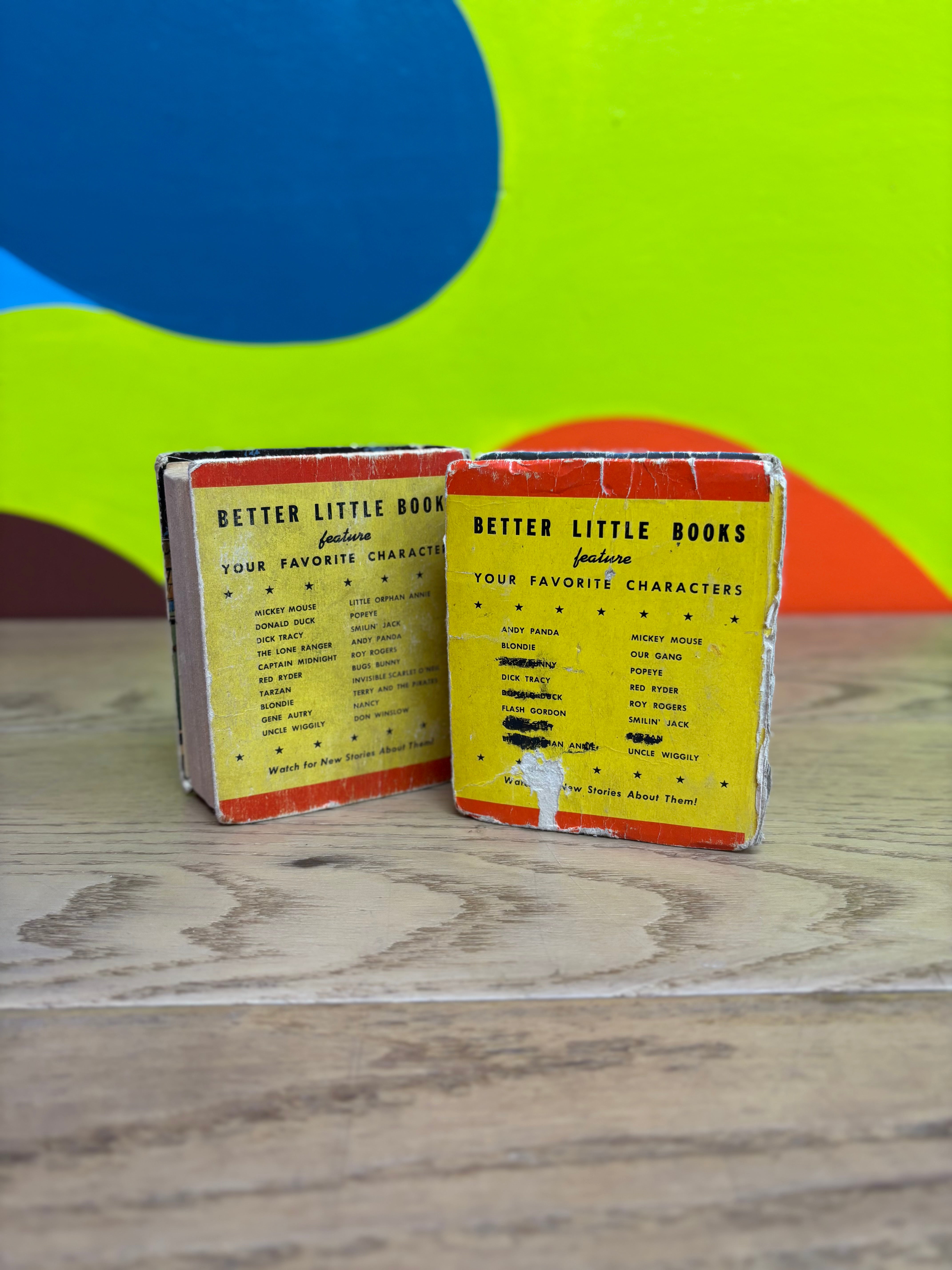 1940's Mickey Mouse and Little Orphan Annie Books