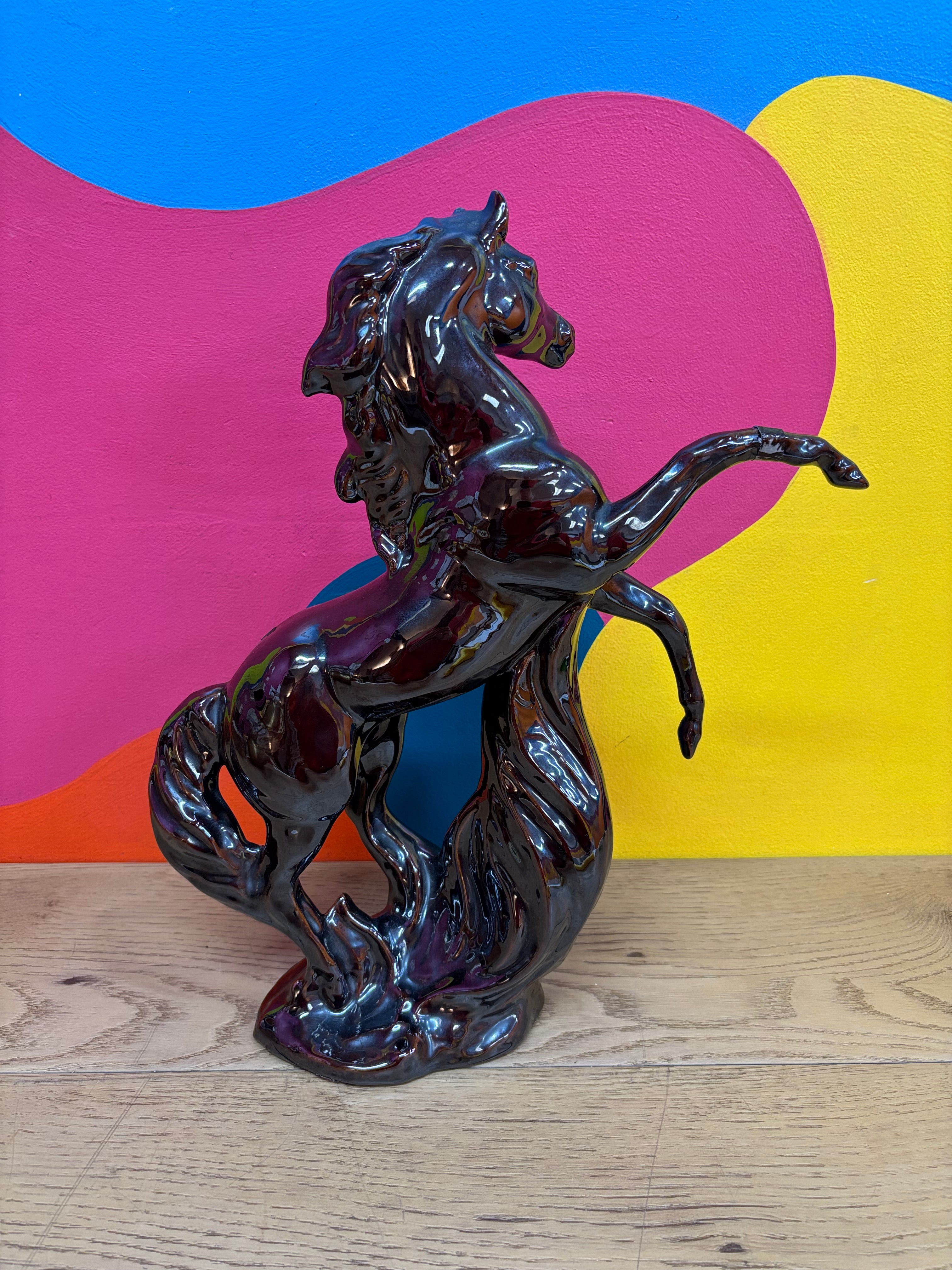 Large Ceramic Horse Statue