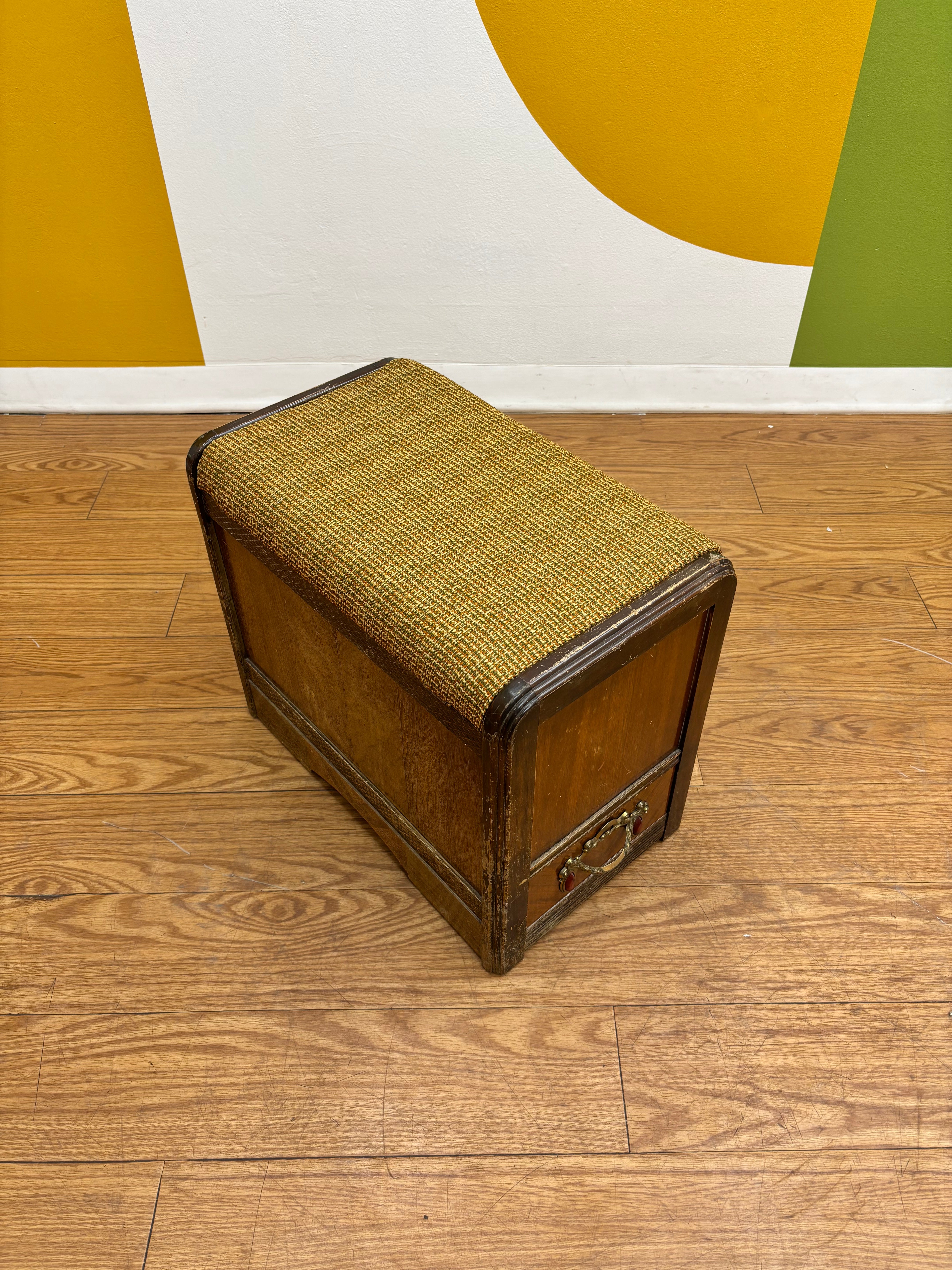 Wood Ottoman
