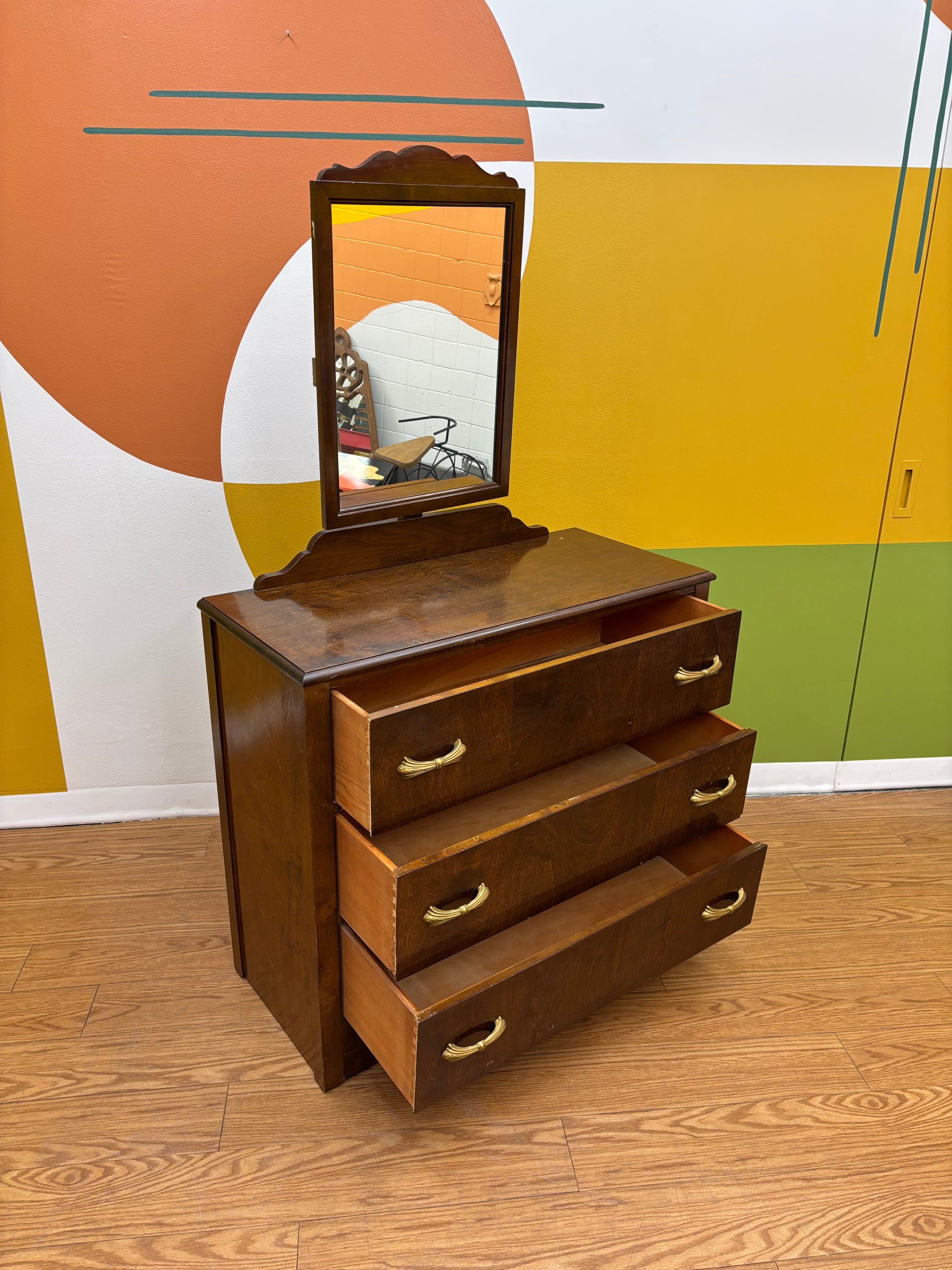 Wood Dresser Vanity