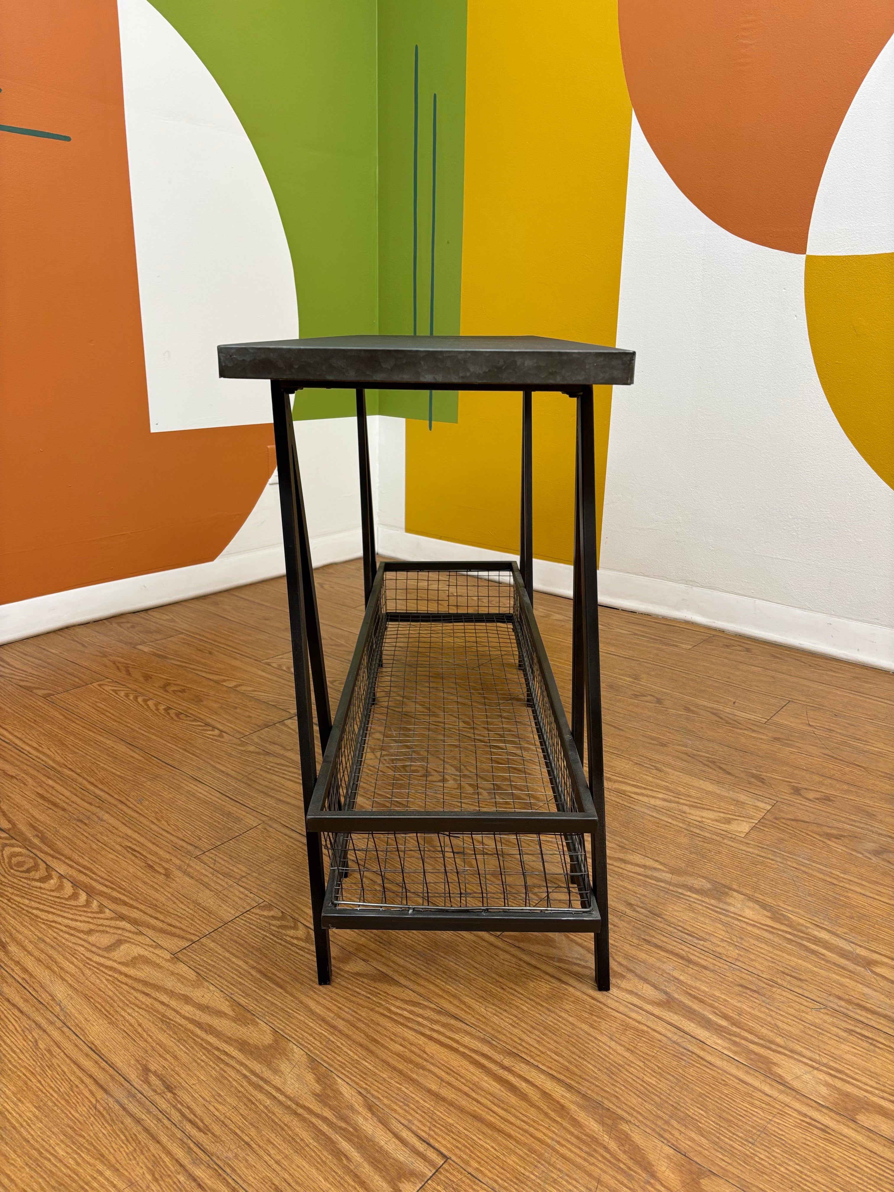 Grey Console Table (2 available)