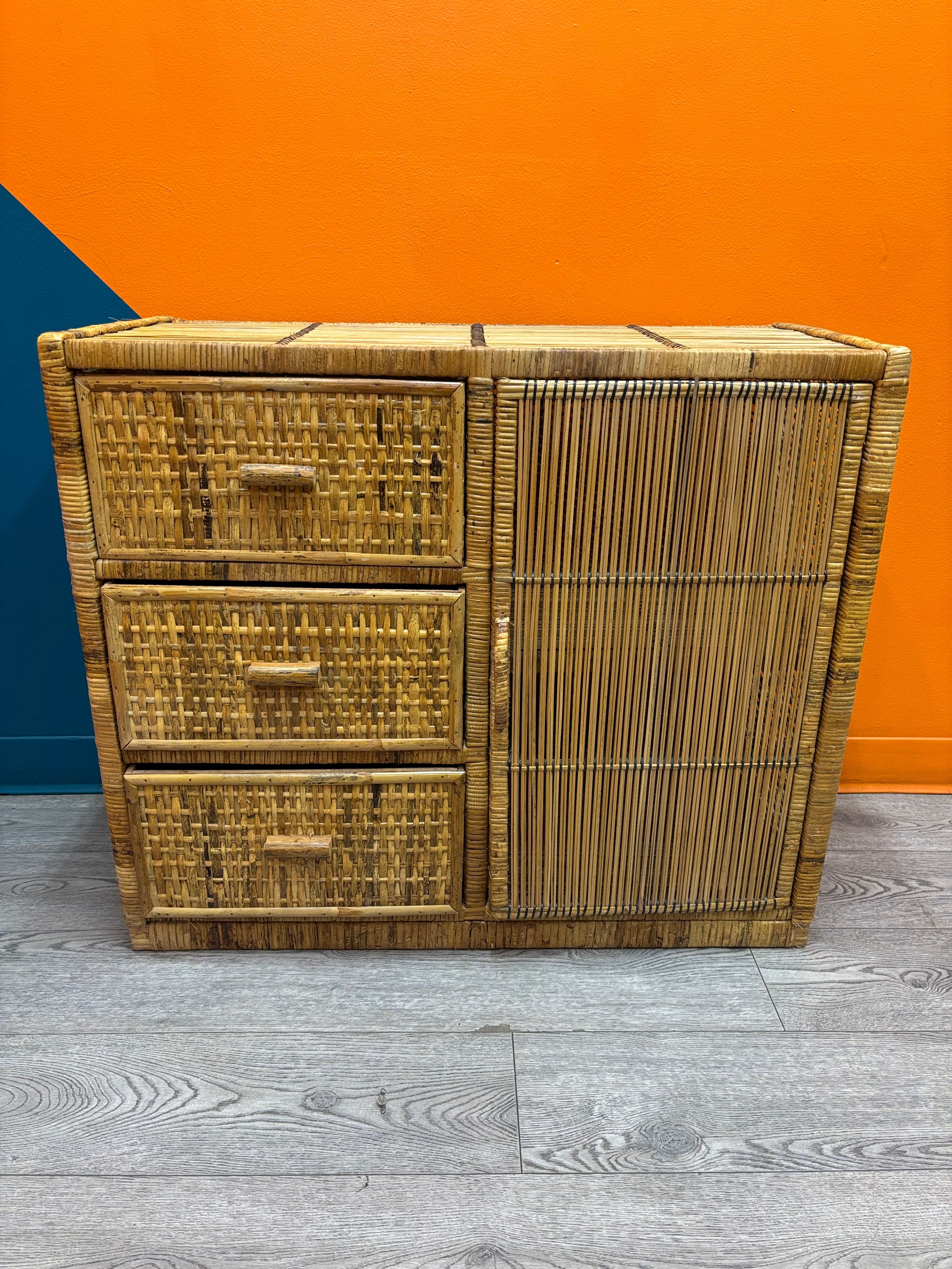 Wicker Dresser