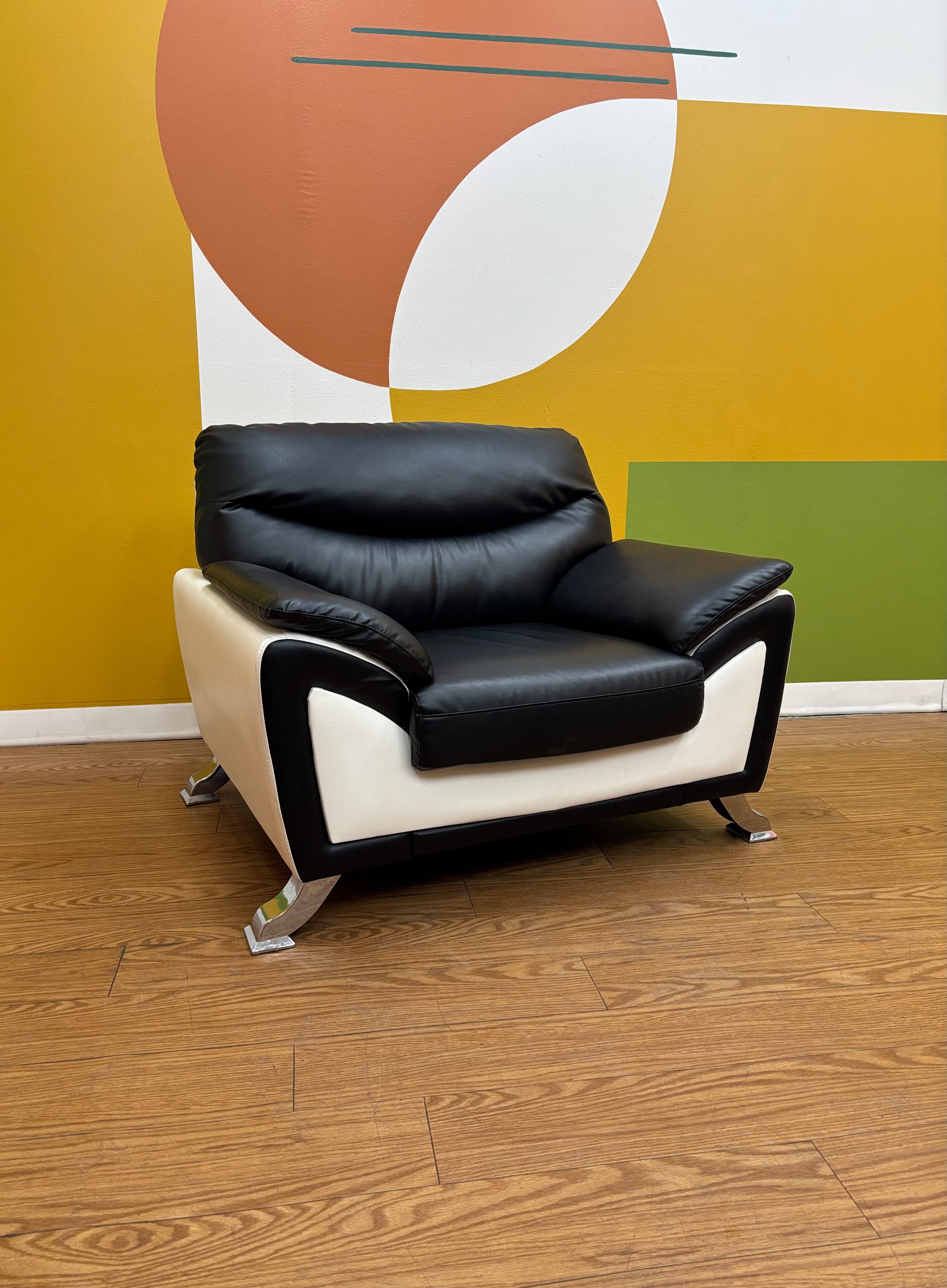 Black & White Armchair
