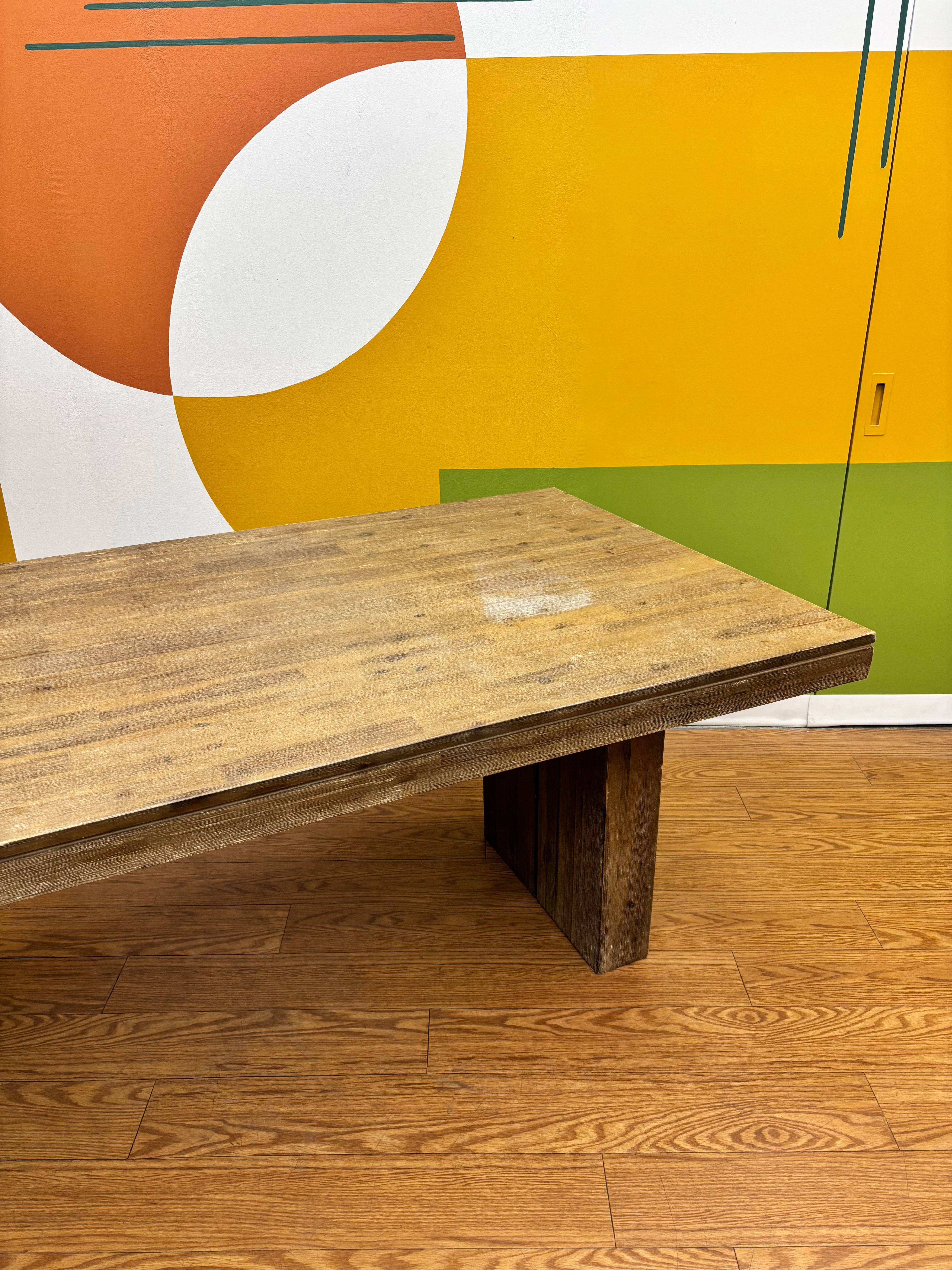 Large Wood Dining Table