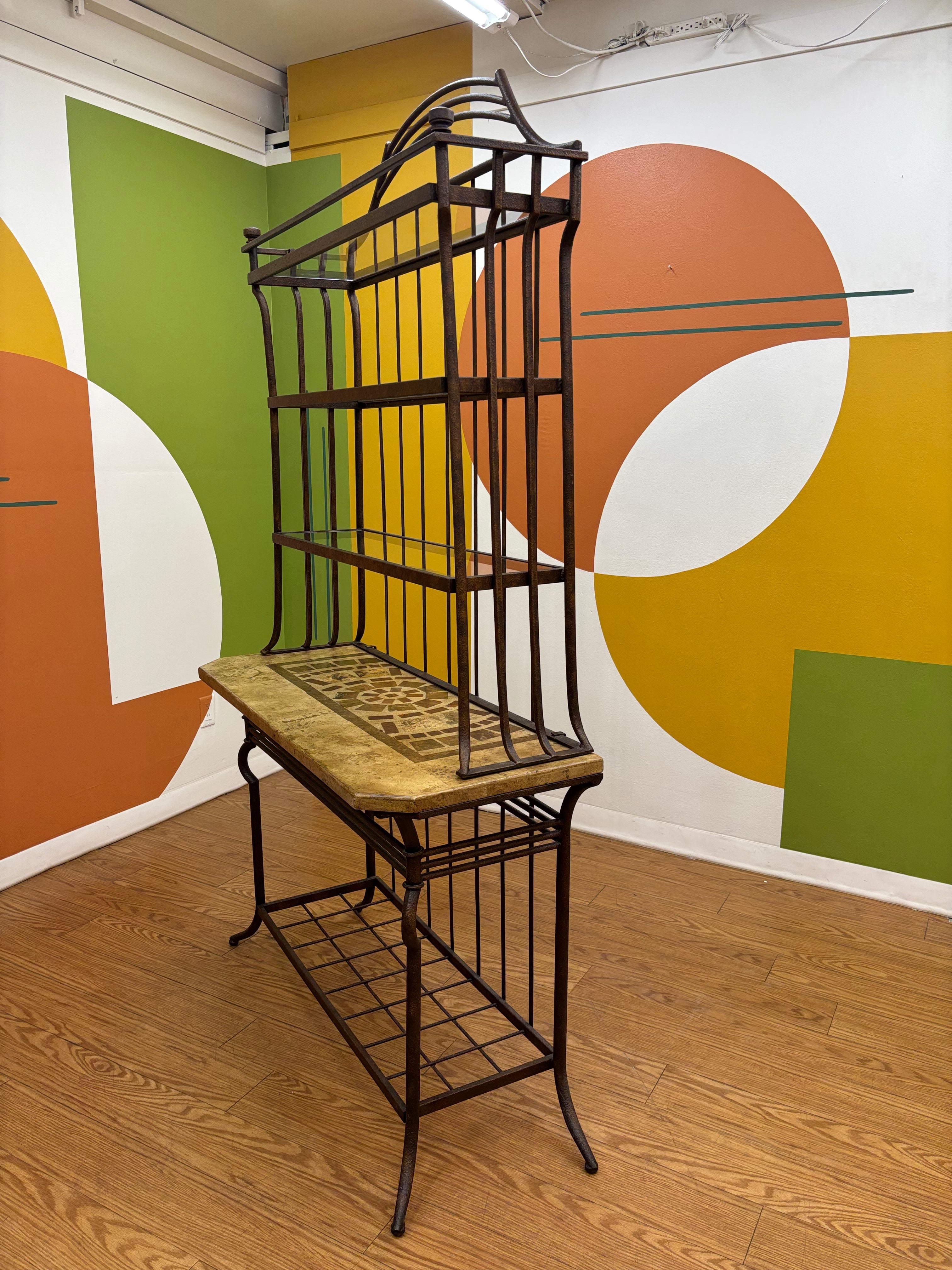 Wrought Iron Bakers Rack