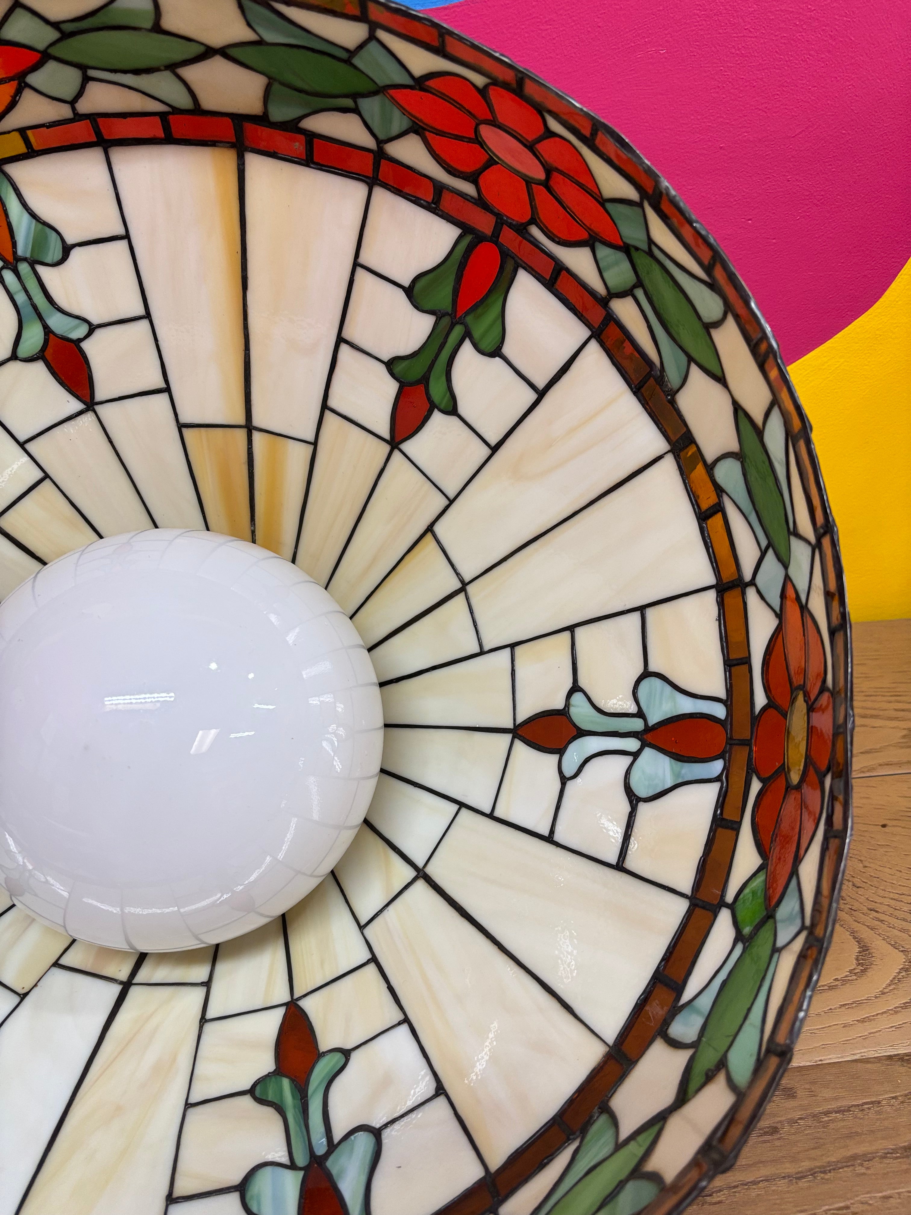 Stained Glass Swag Lamp