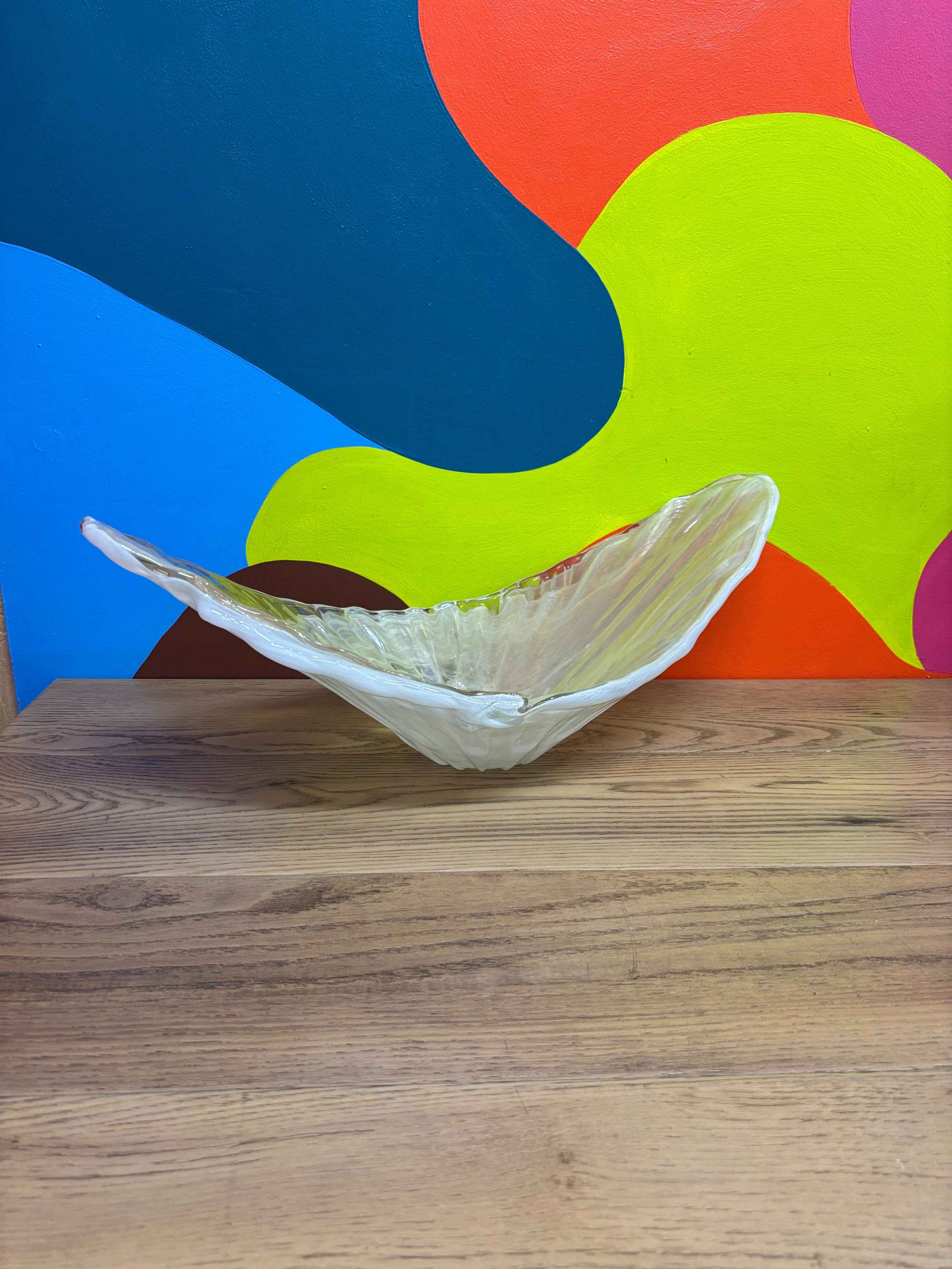 Large Glass Decor Bowl