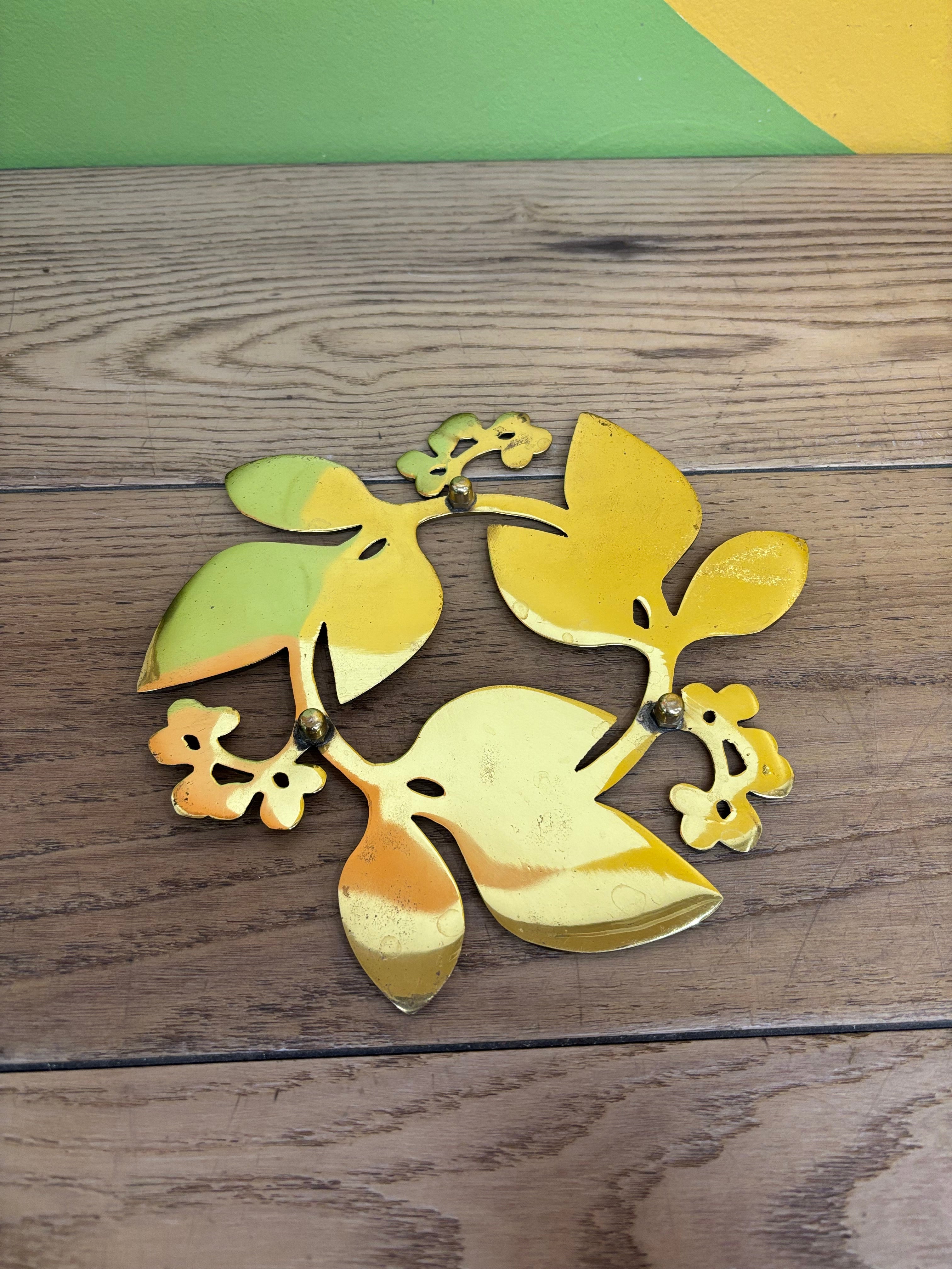 Gold Tone Trivet