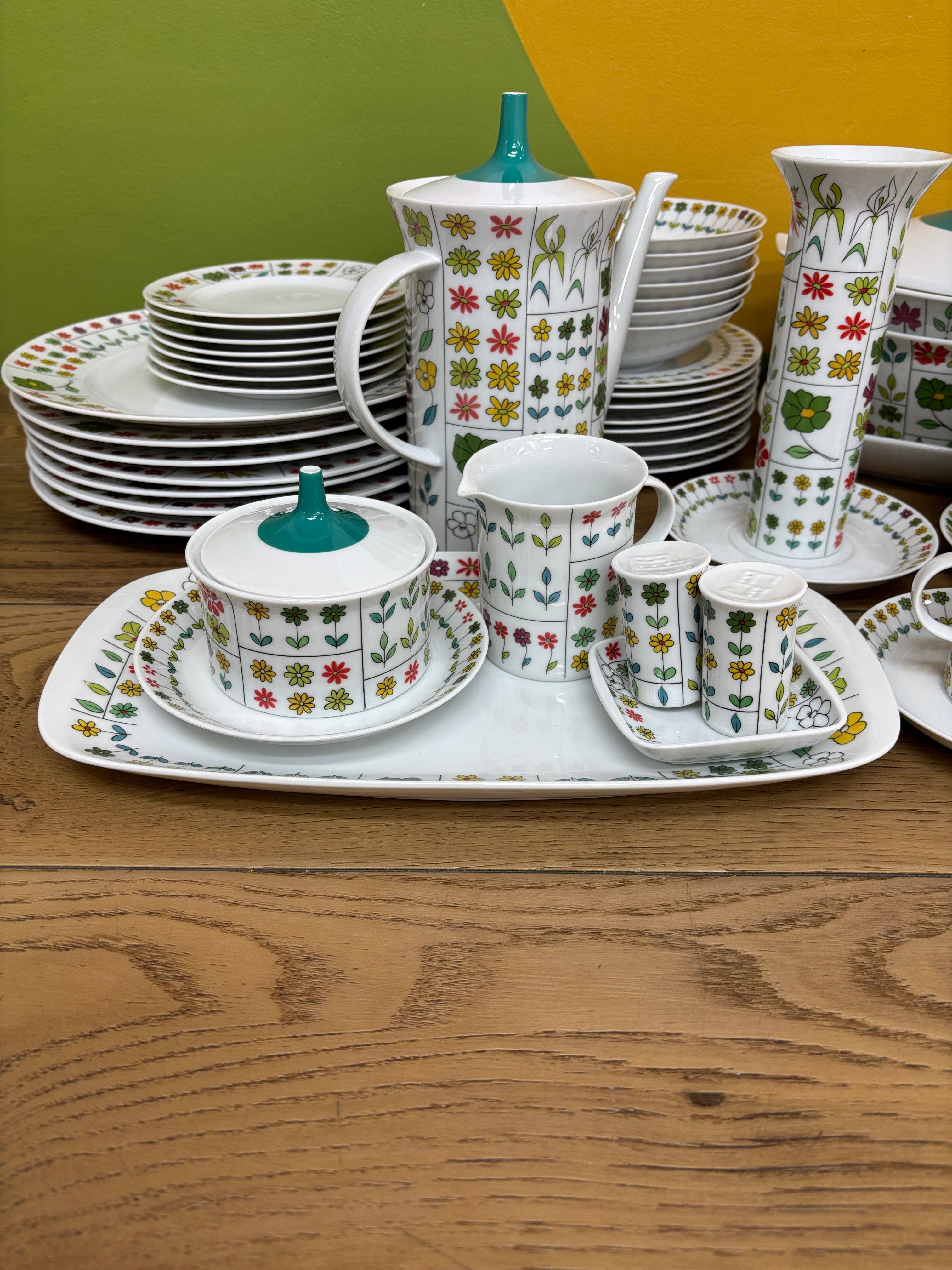 Large Piemonte Floral Set by Rosenthal