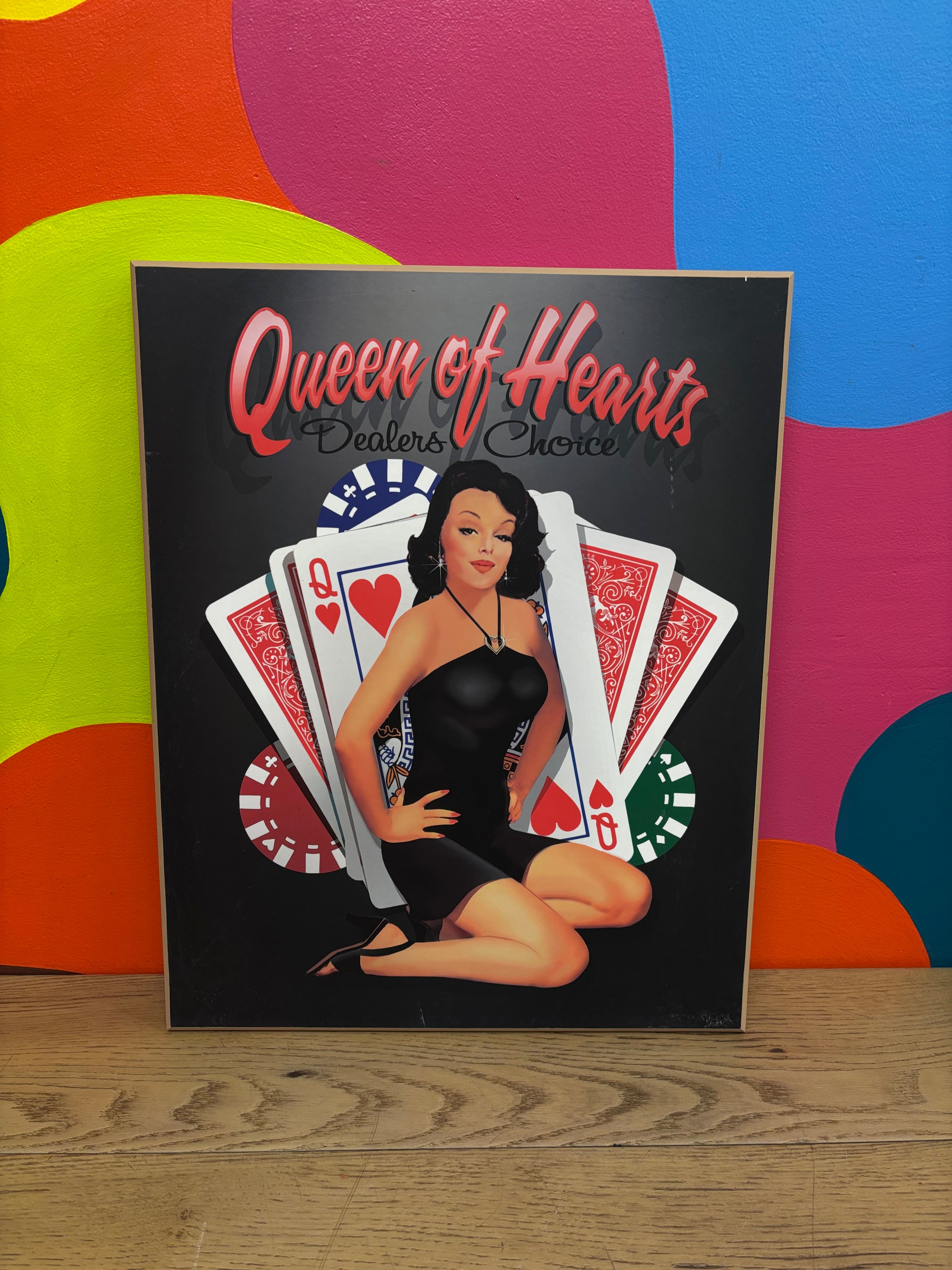 Queen of Hearts - Wood Print