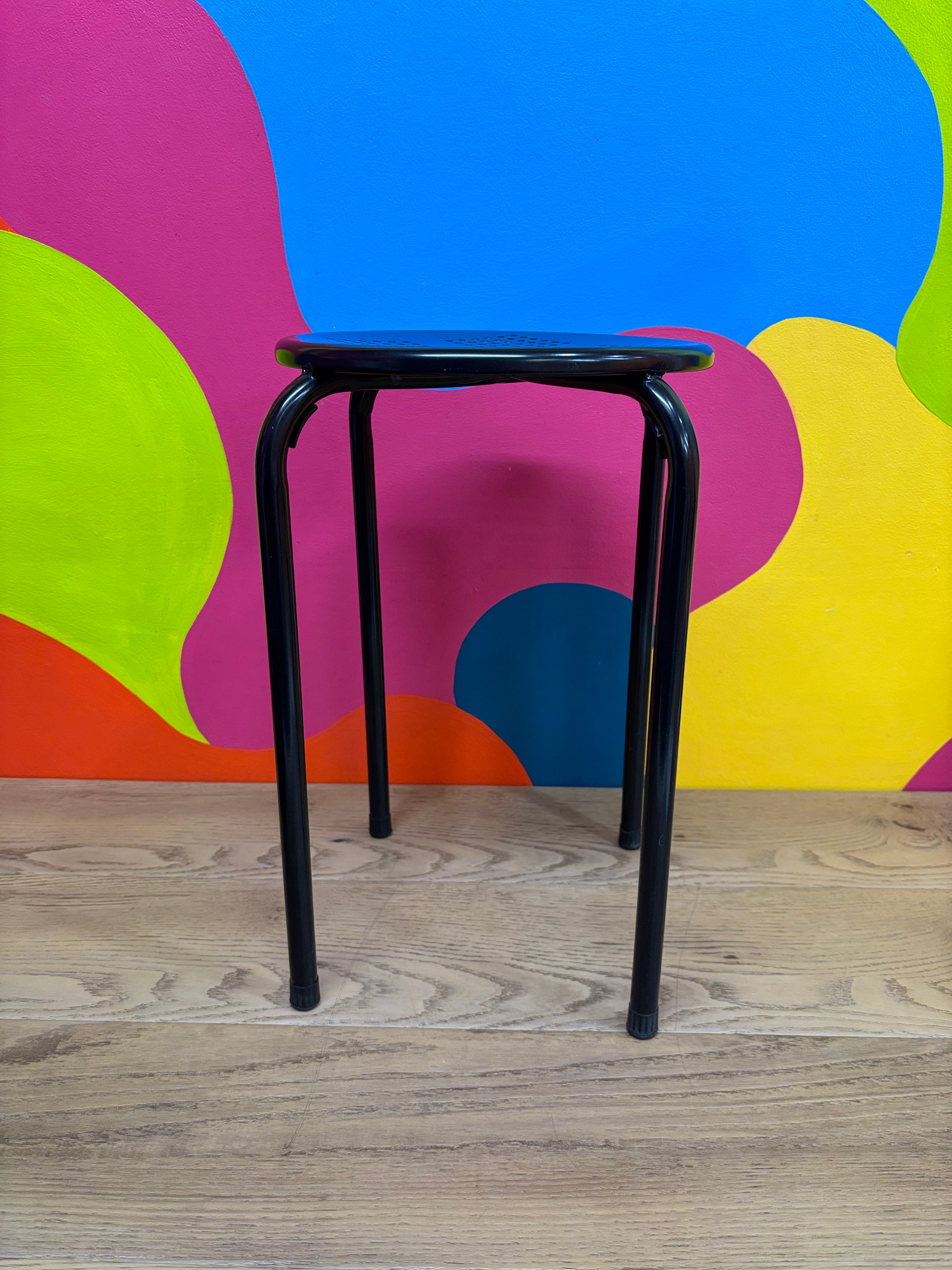 Small Black Stool