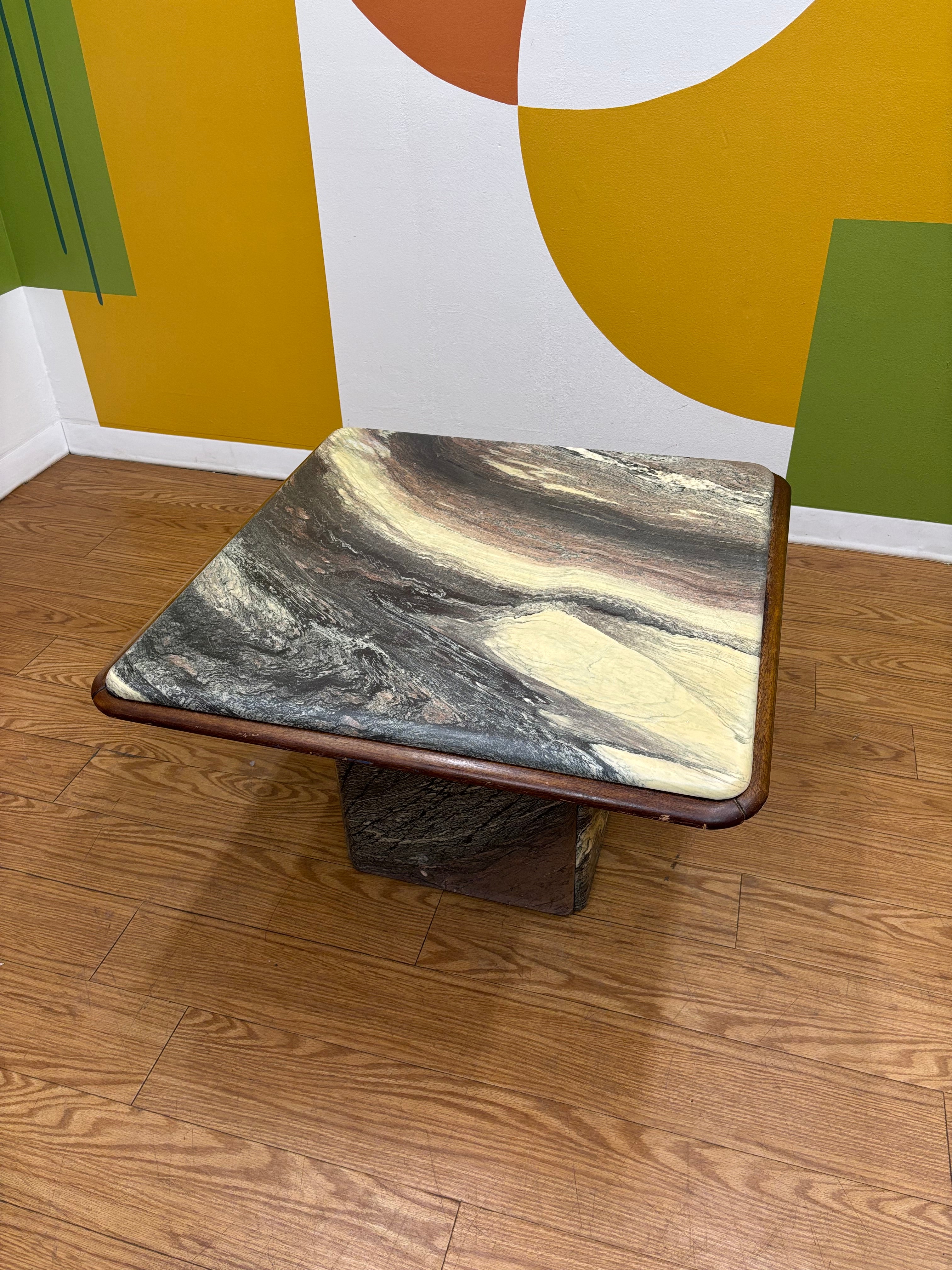 Square Marble Top Coffee Table