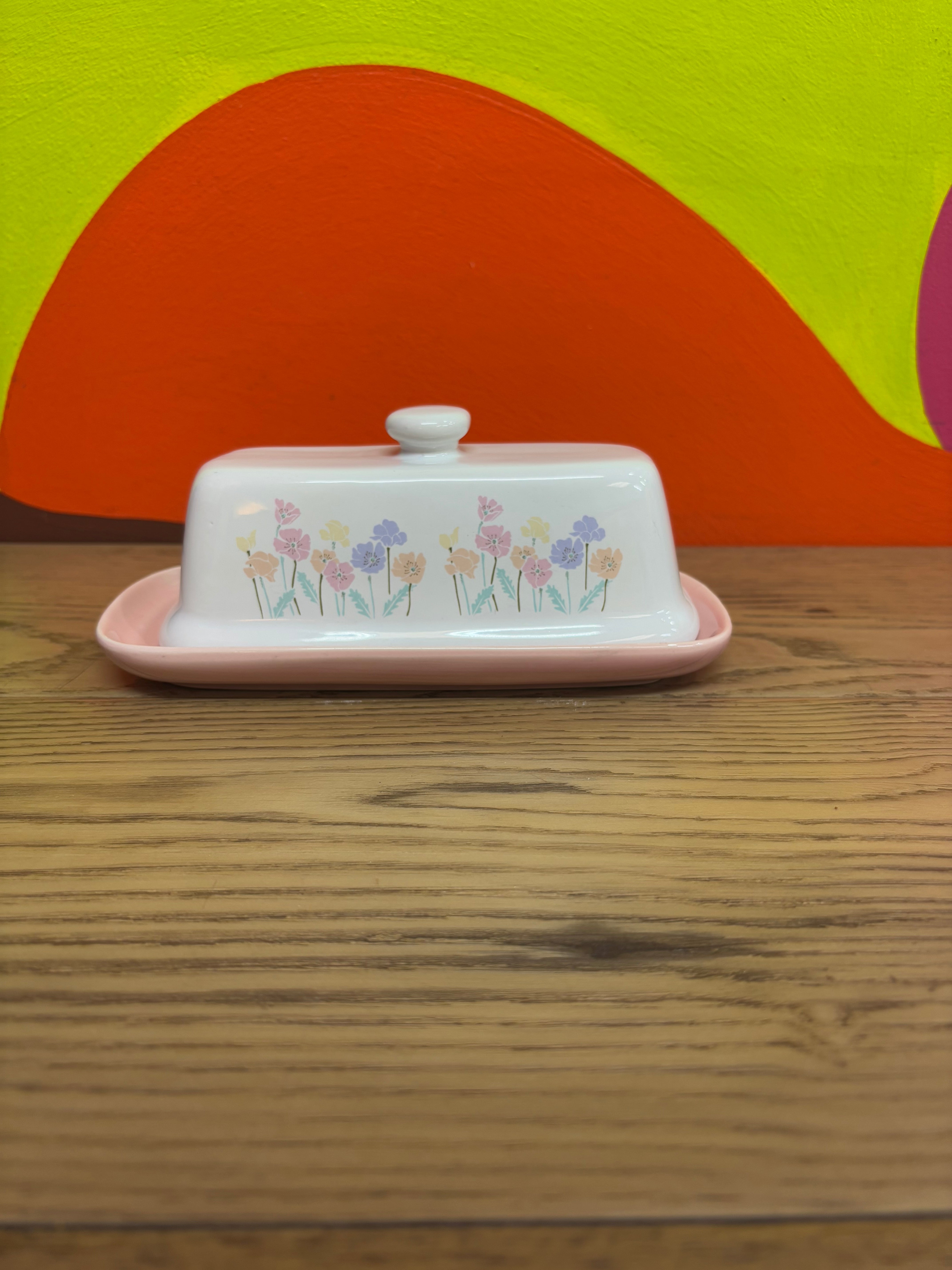 Floral Butter Dish
