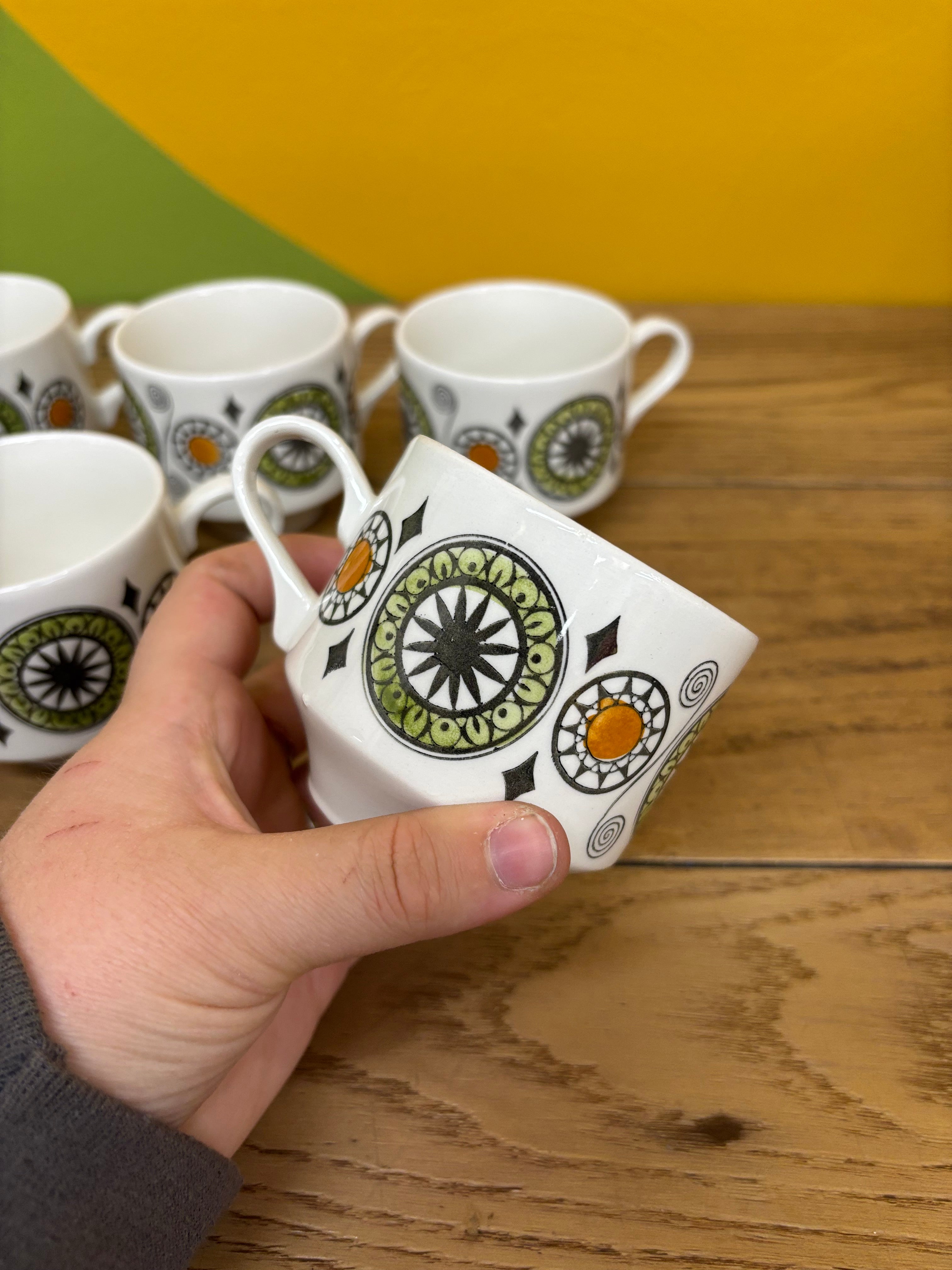 Kathie Winkle Renaissance Mugs - Set of 6