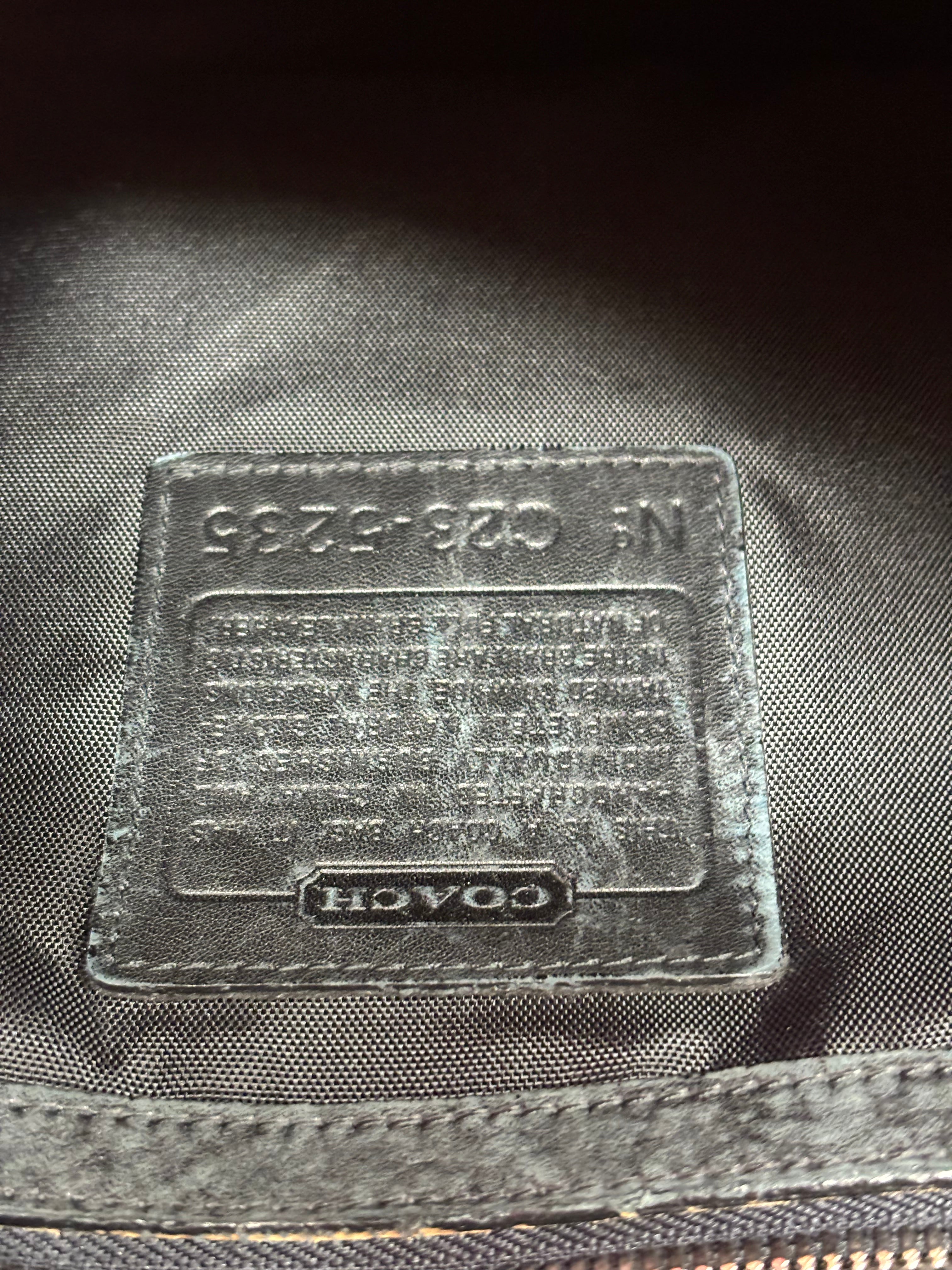 Black Leather Briefcase Shoulder Bag