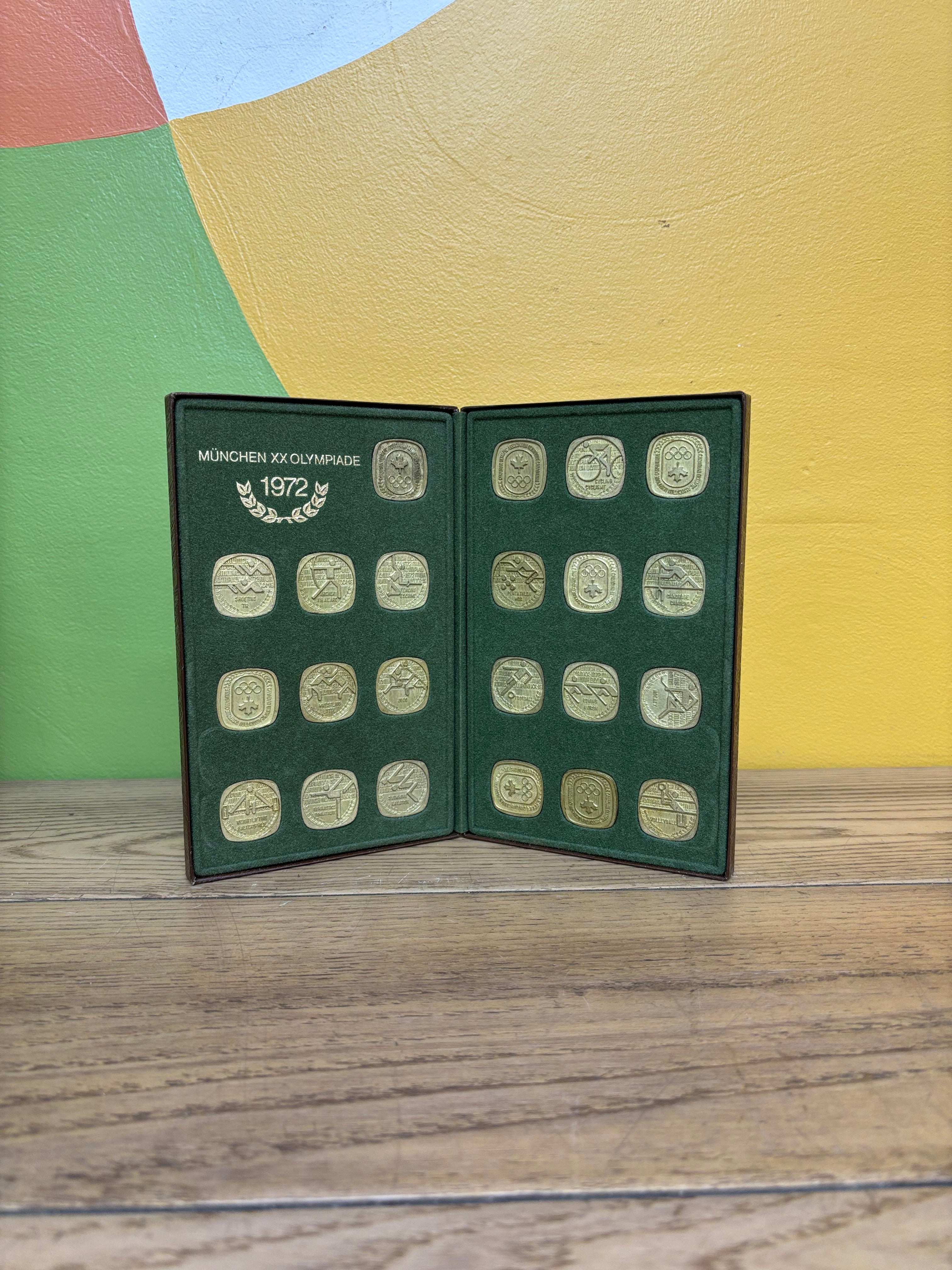 Munich Olympic Games Medallion and Token Set