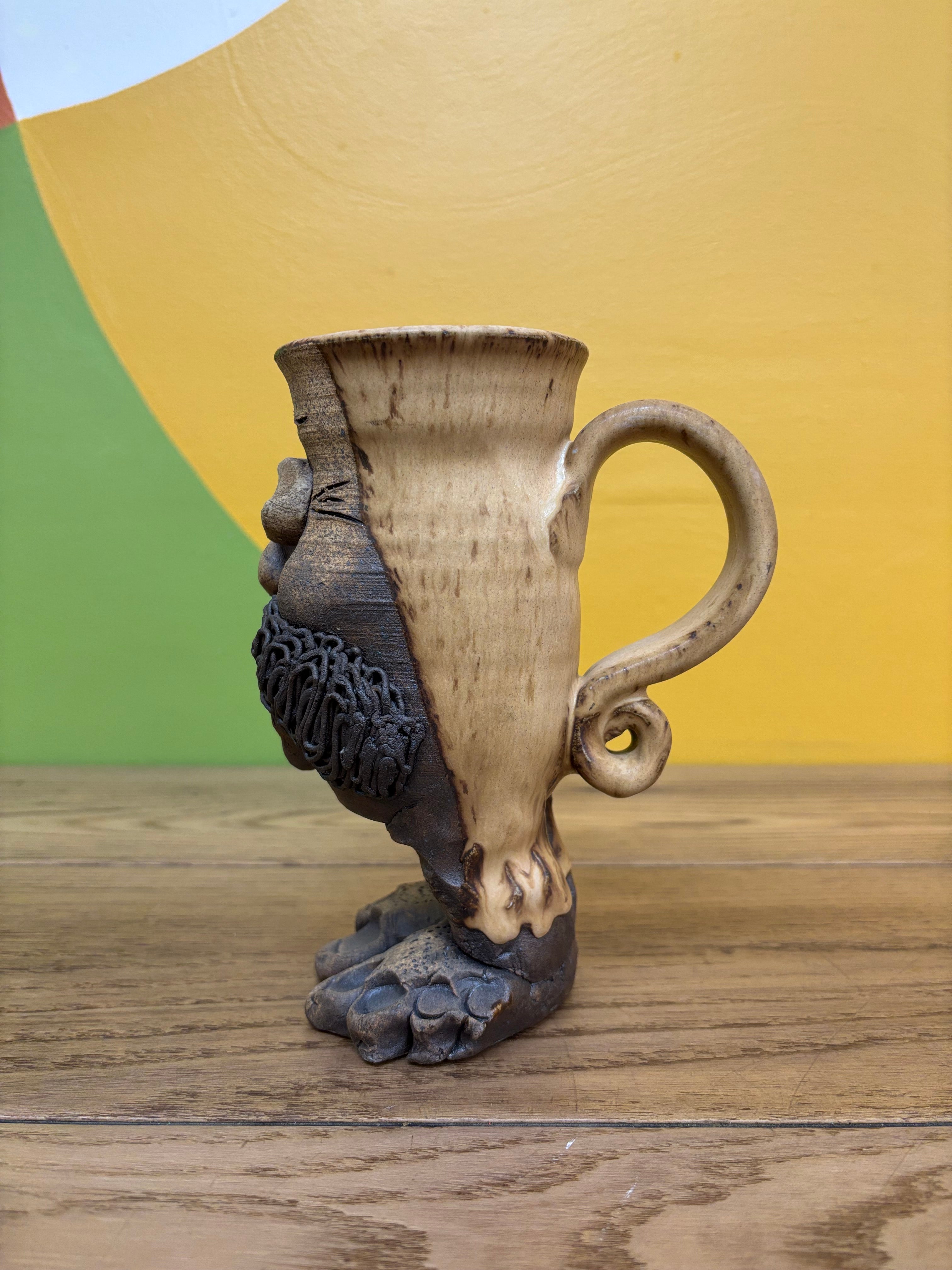 Pottery Face Mug