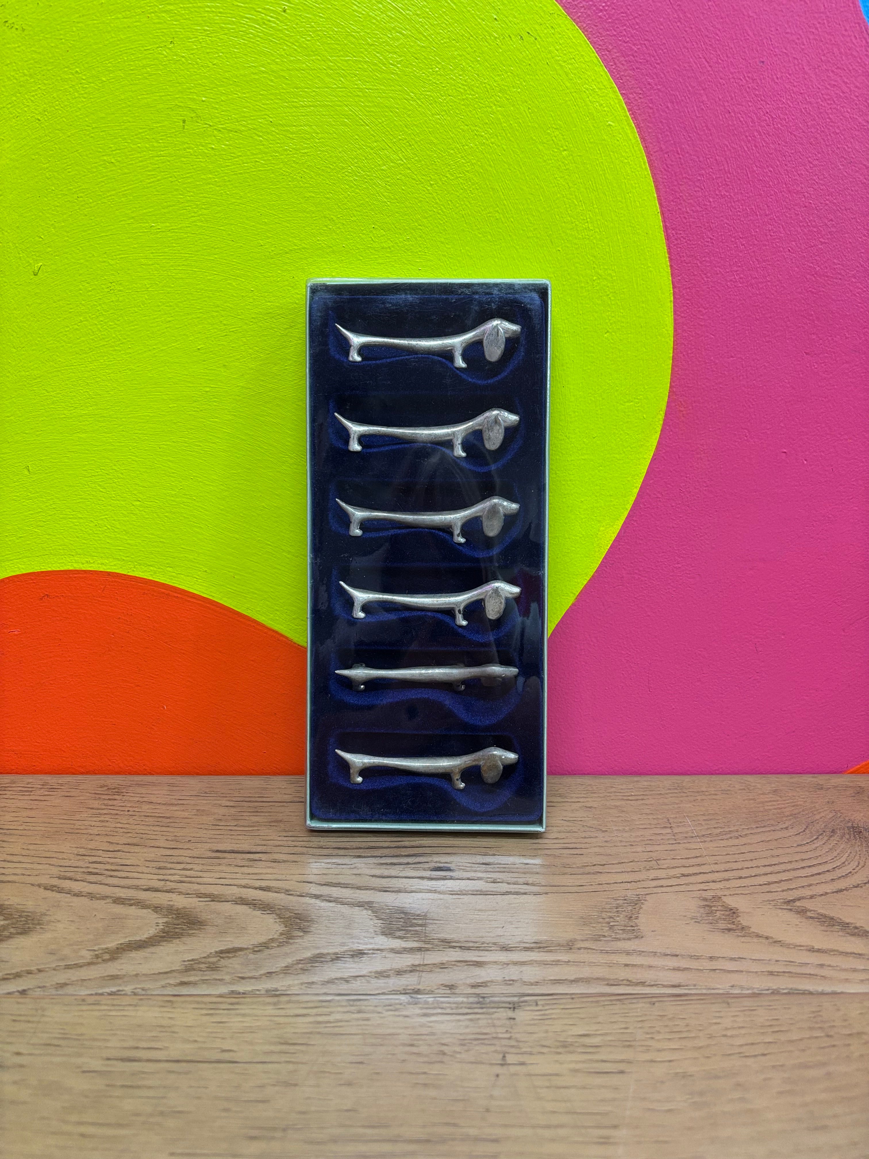 Dachshund Set of 6 Knife Rests (3 available)