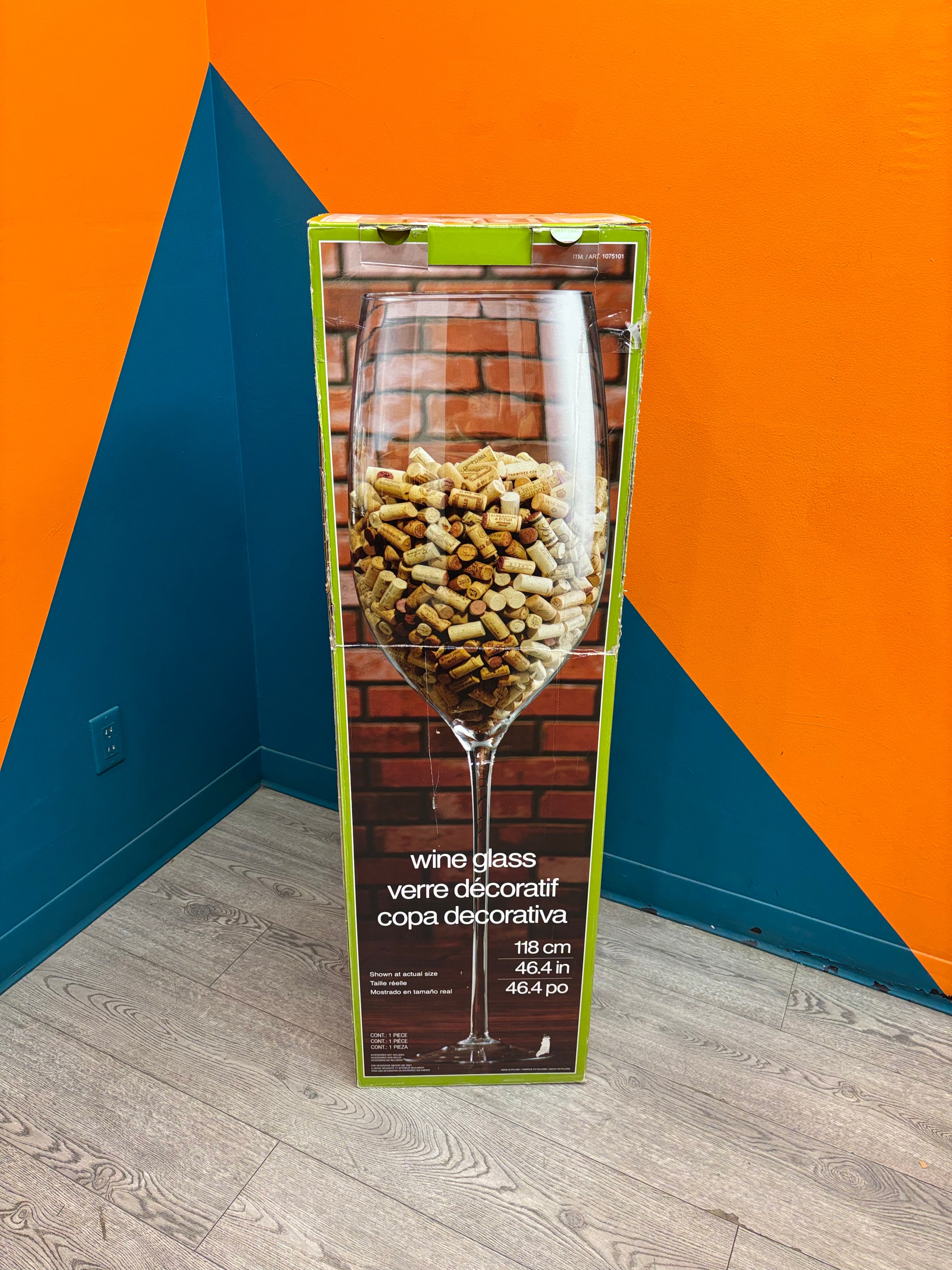 Giant Wine Glass (46")