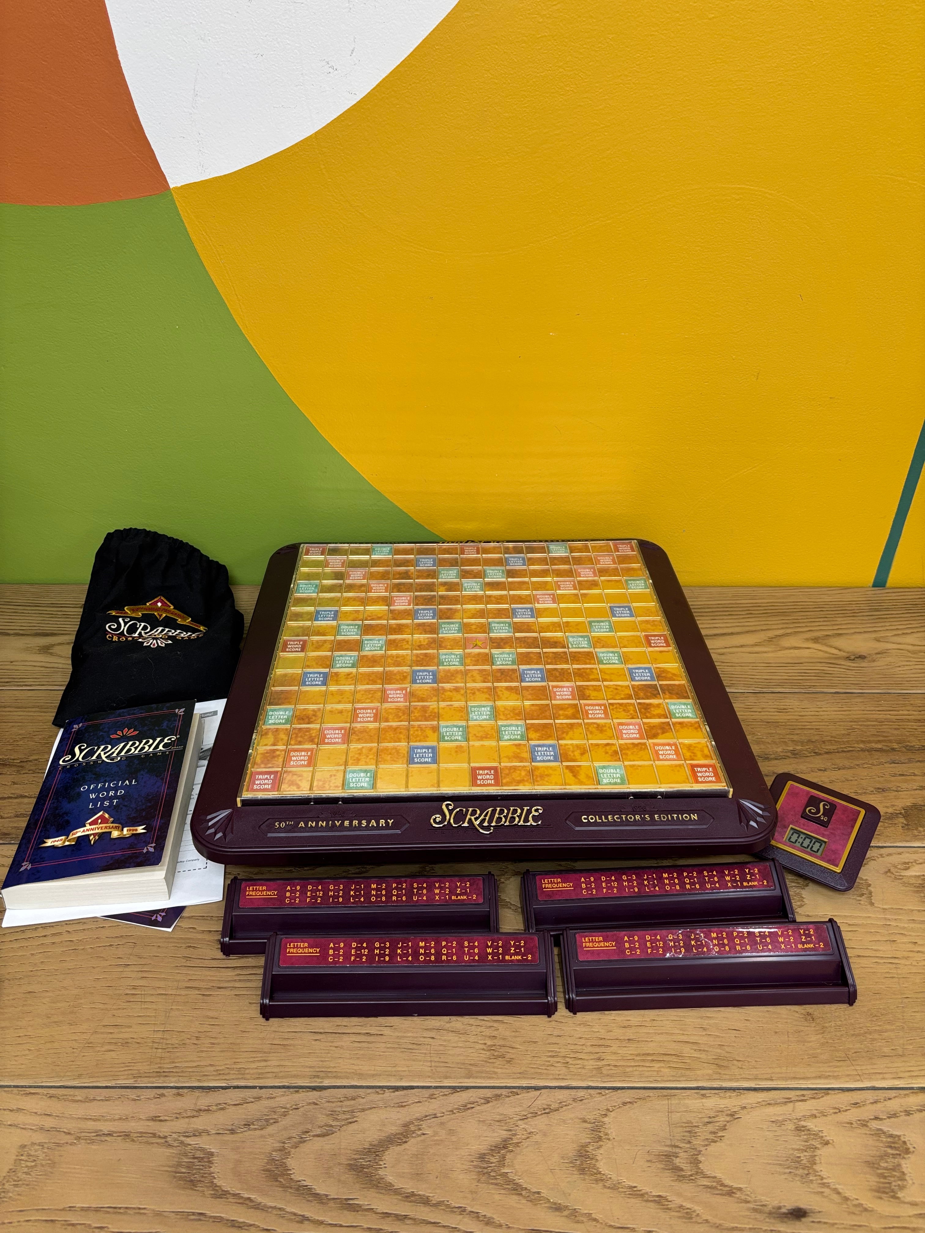 50th Anniversary Scrabble Board Game