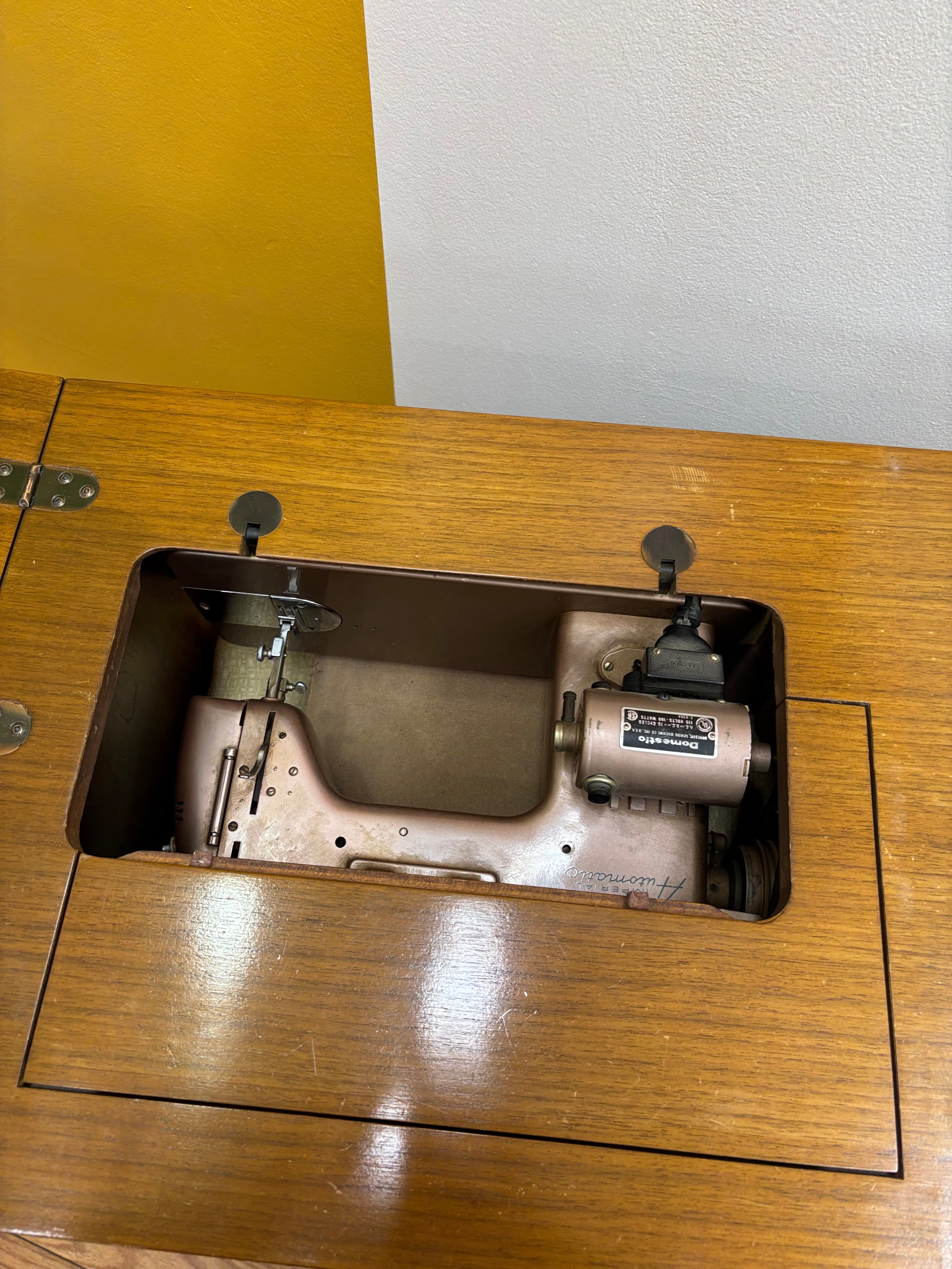Domestic Imperial Automatic Sewing Machine Cabinet