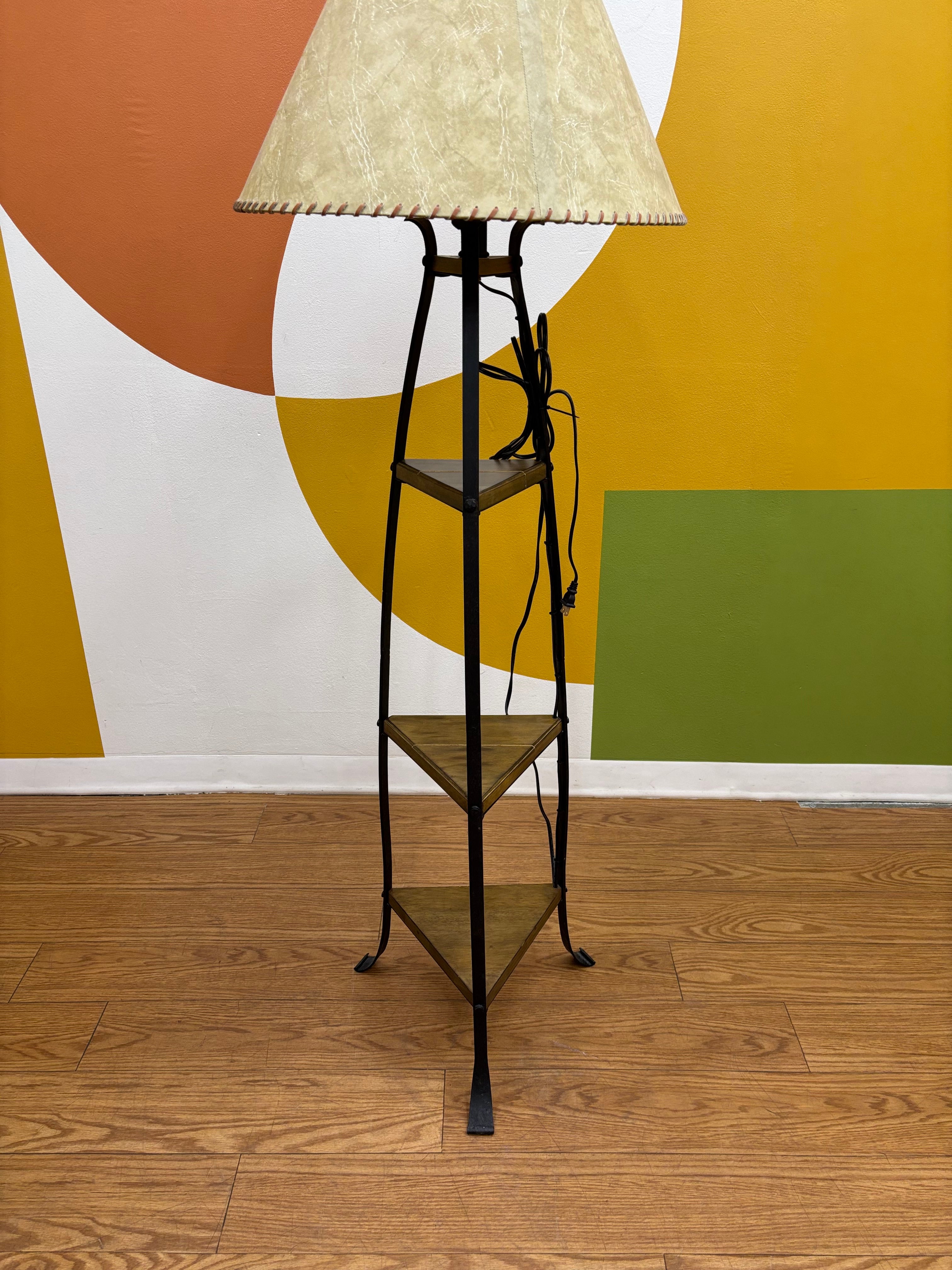 3 Tier Shelf Floor Lamp
